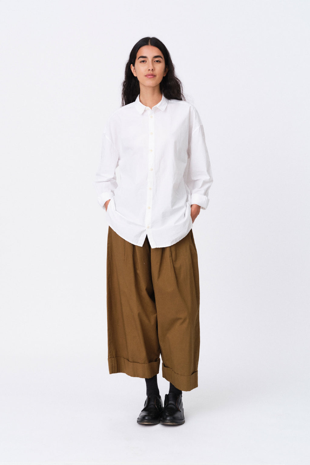 THE BAKER TROUSER / COTTON TWILL BRONZE