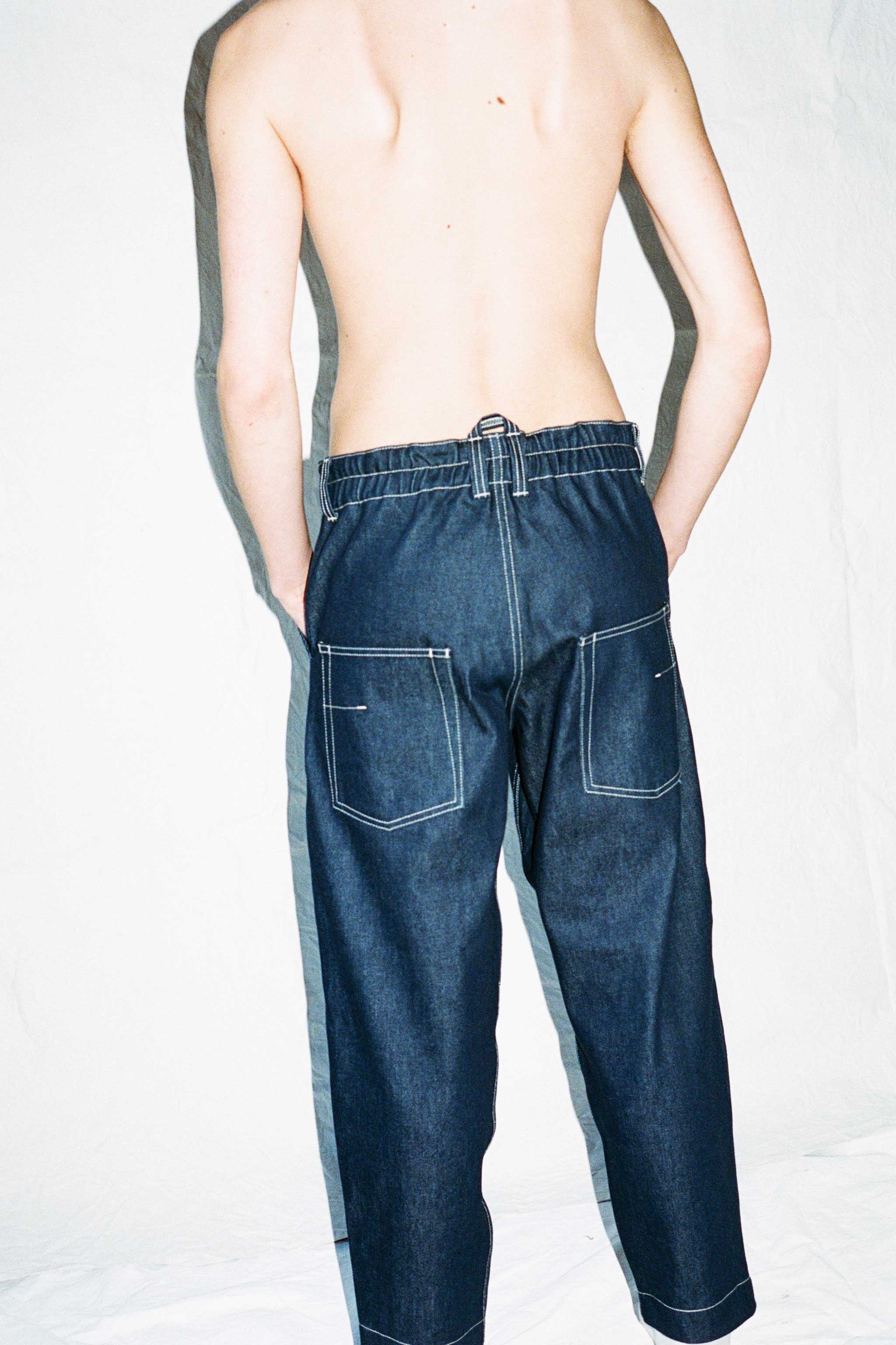 THE ENGINEER JEAN LOGO / ORGANIC DENIM INDIGO