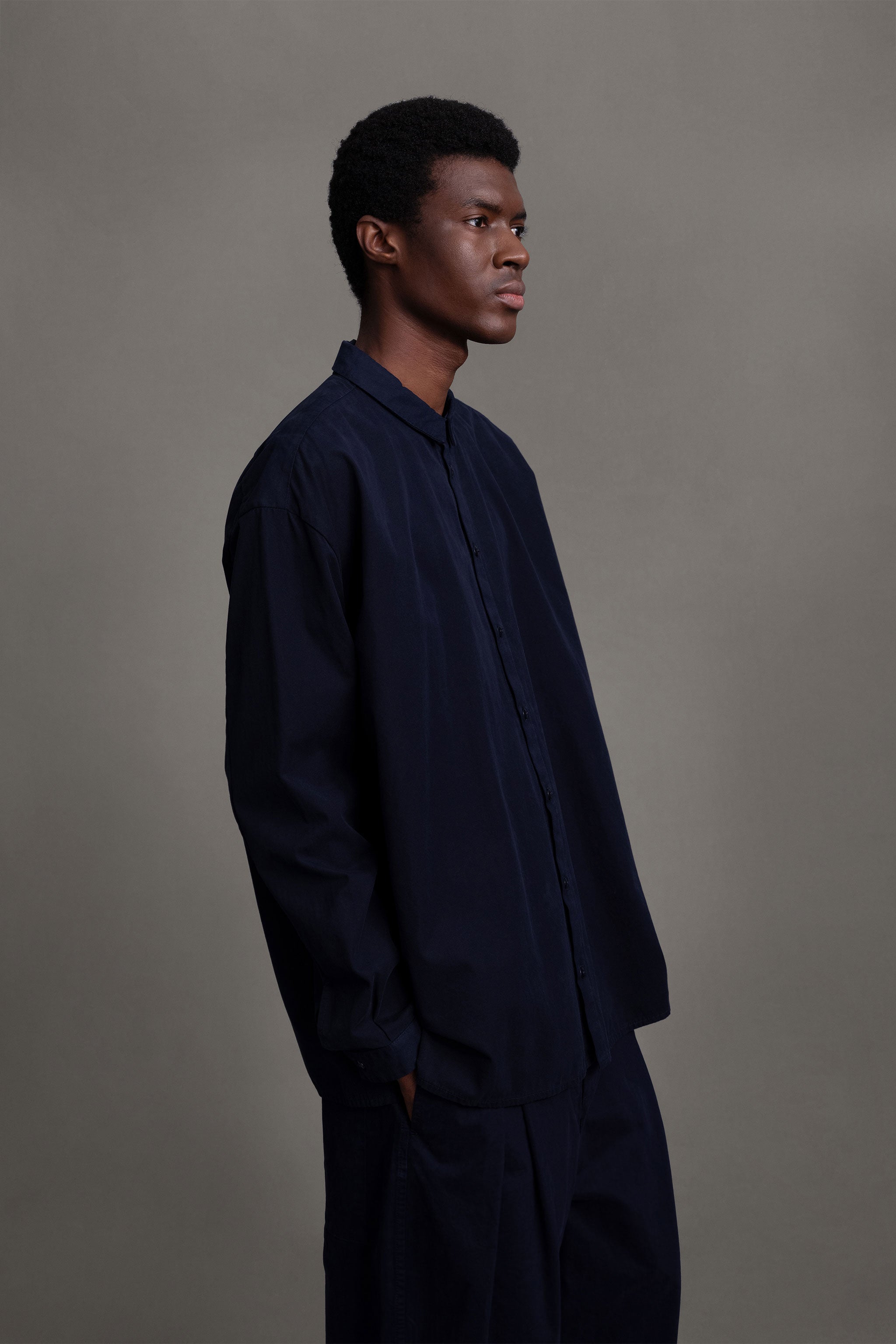 THE DRAUGHTSMAN SHIRT / FINE CANVAS INK