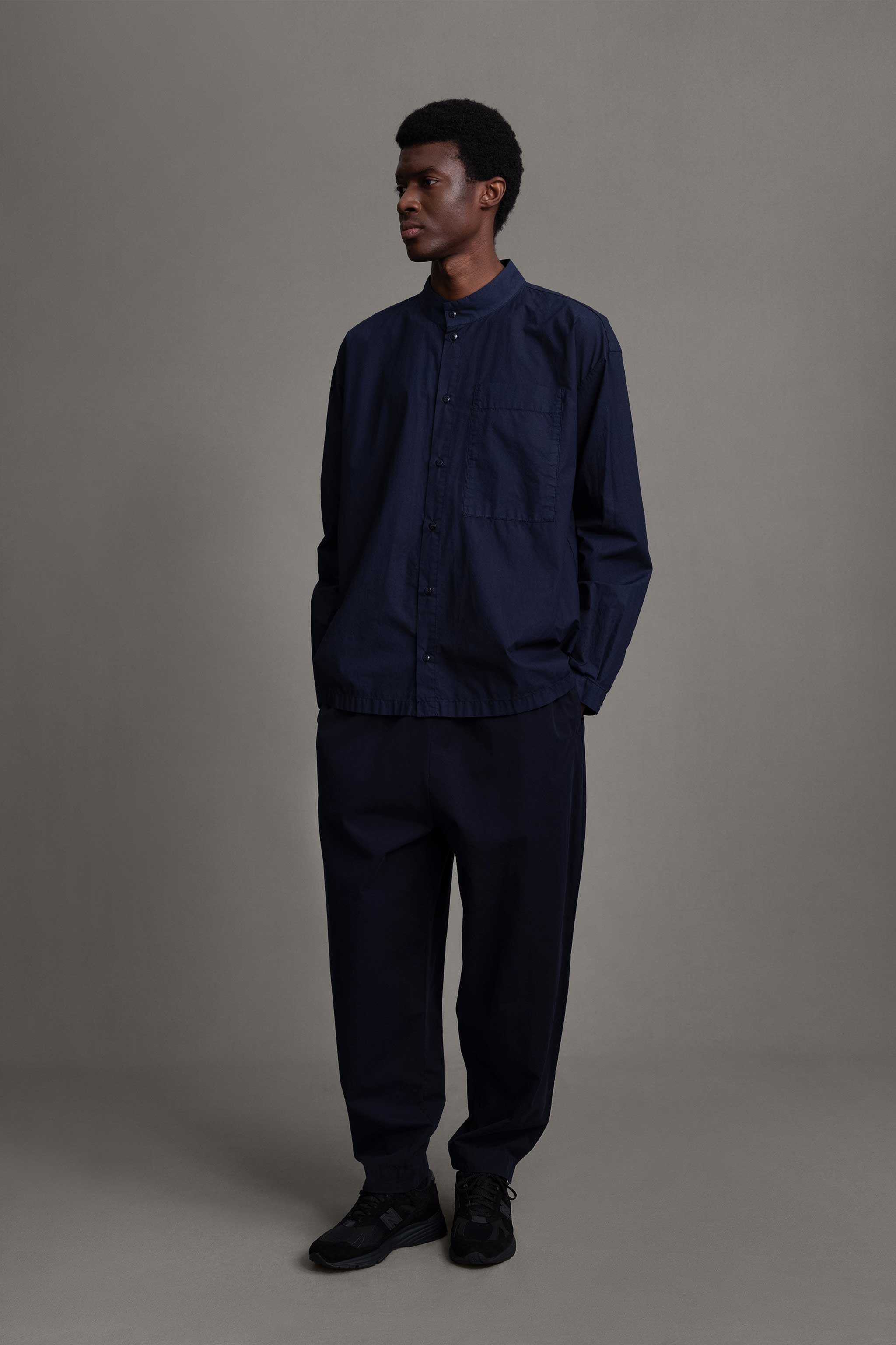 THE GYMNAST TROUSER / FINE CANVAS INK