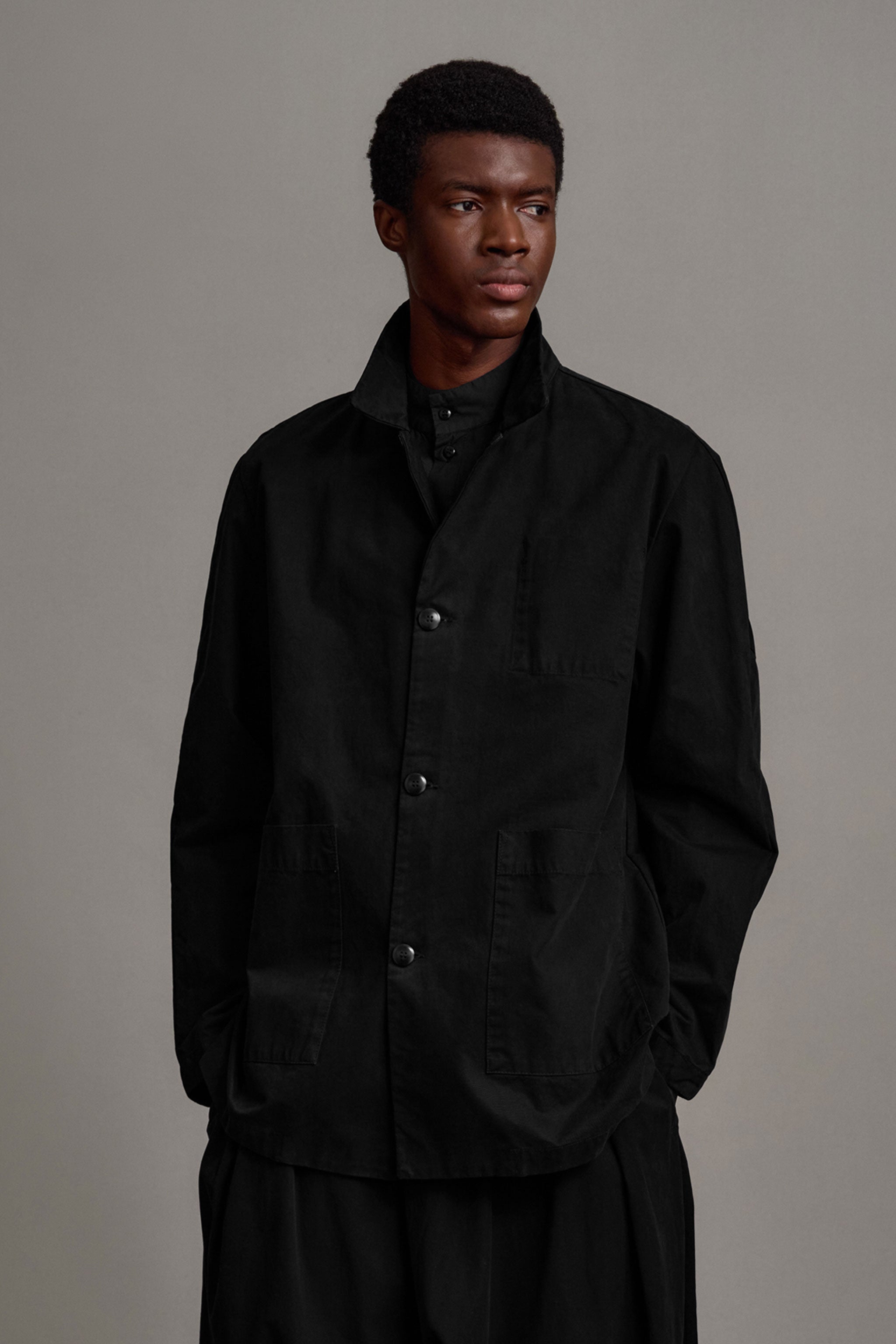 THE MECHANIC JACKET / WORK TWILL FLINT