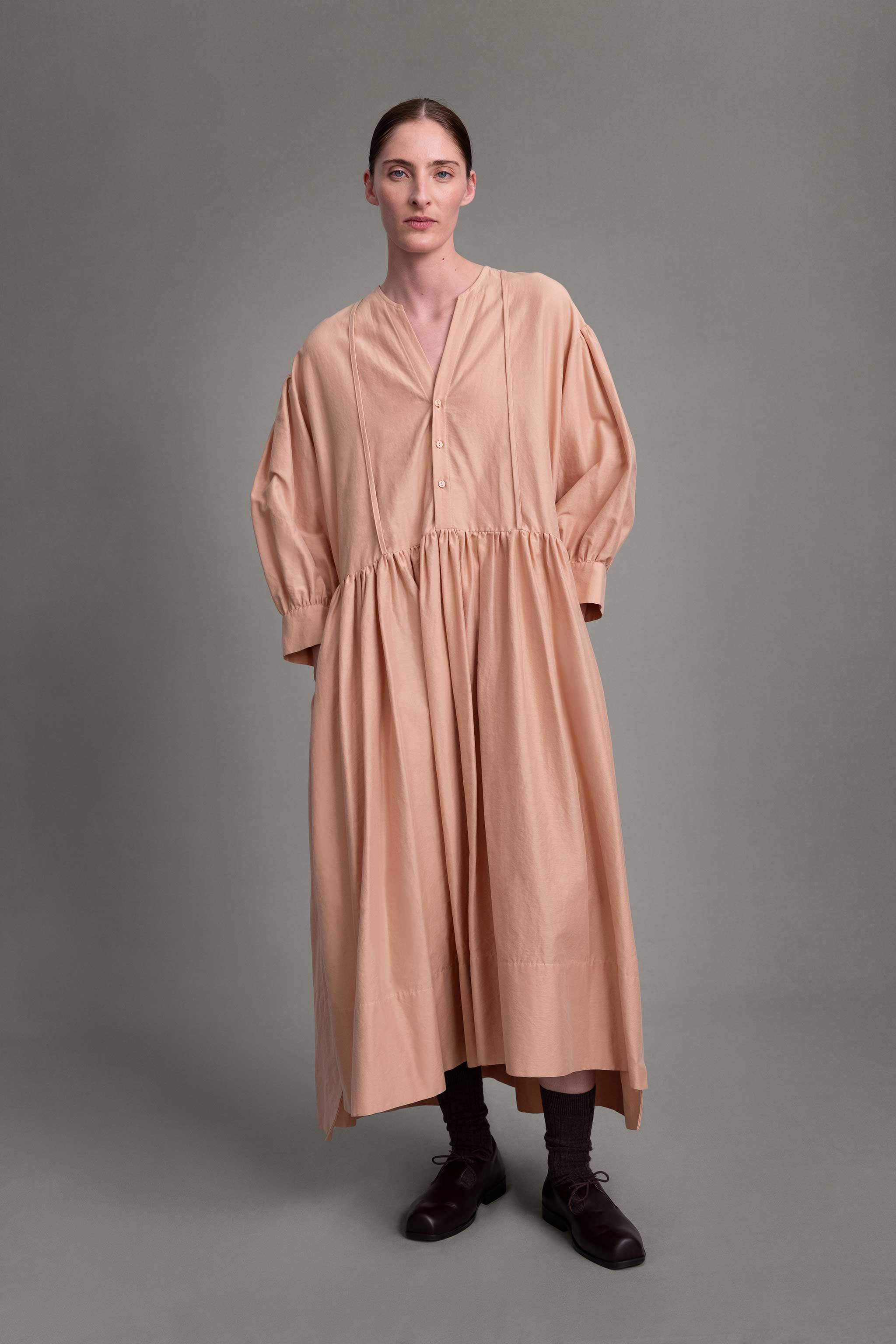 THE COOK DRESS / COTTON SILK POWDER