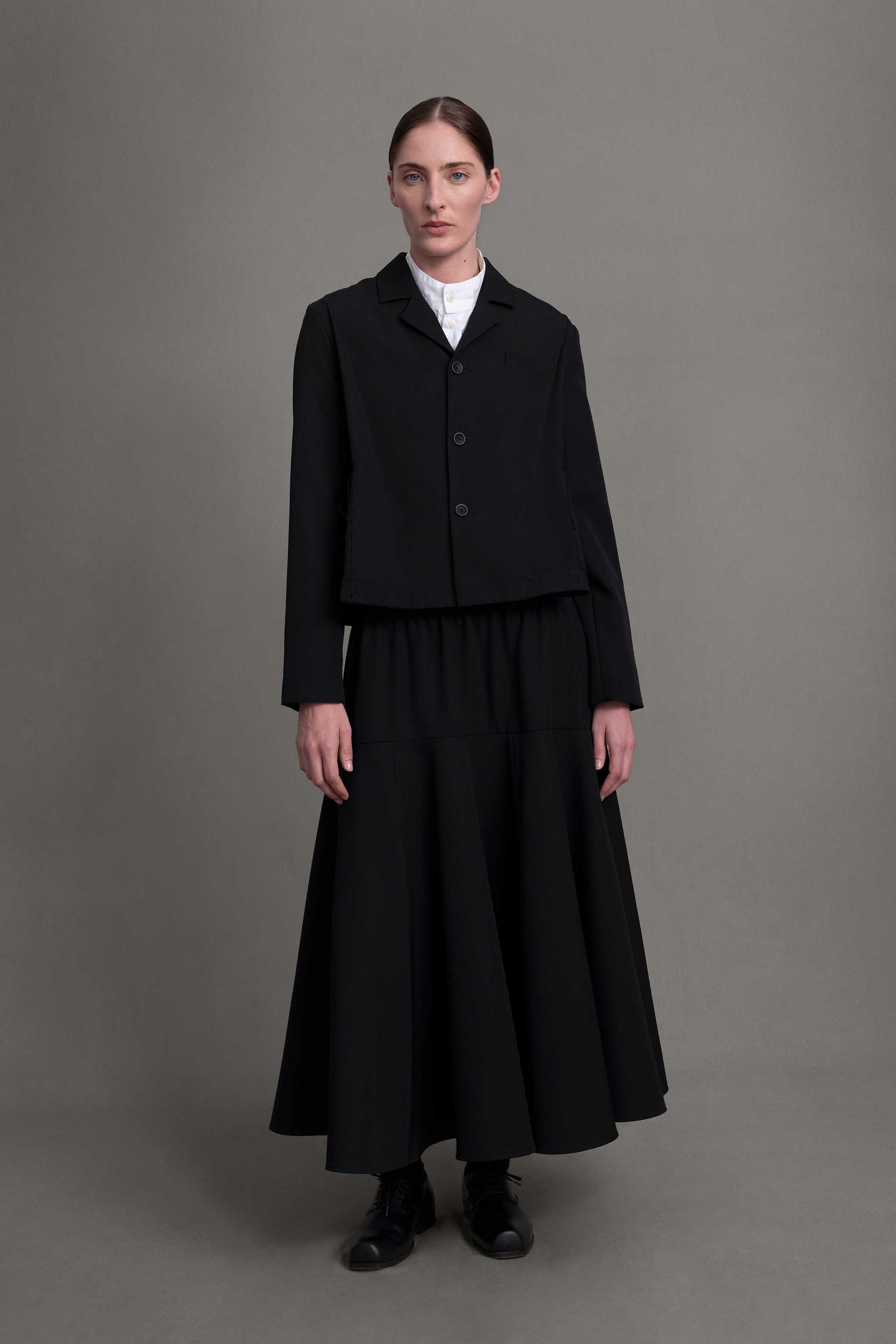 THE LIBRARIAN JACKET / COMPACT SUITING FLINT