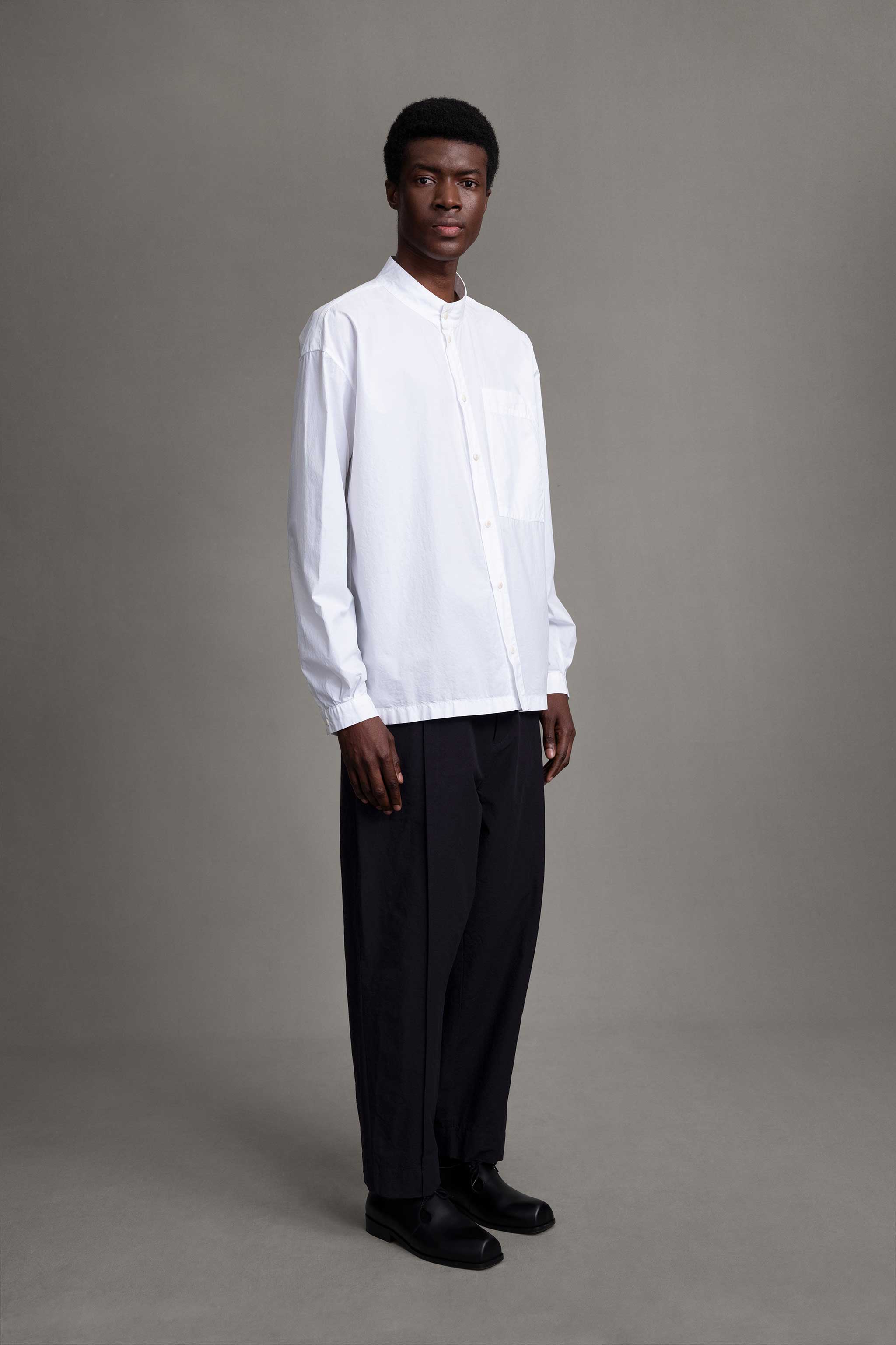 THE LIBRARIAN TROUSER / STRUCTURED COTTON INK