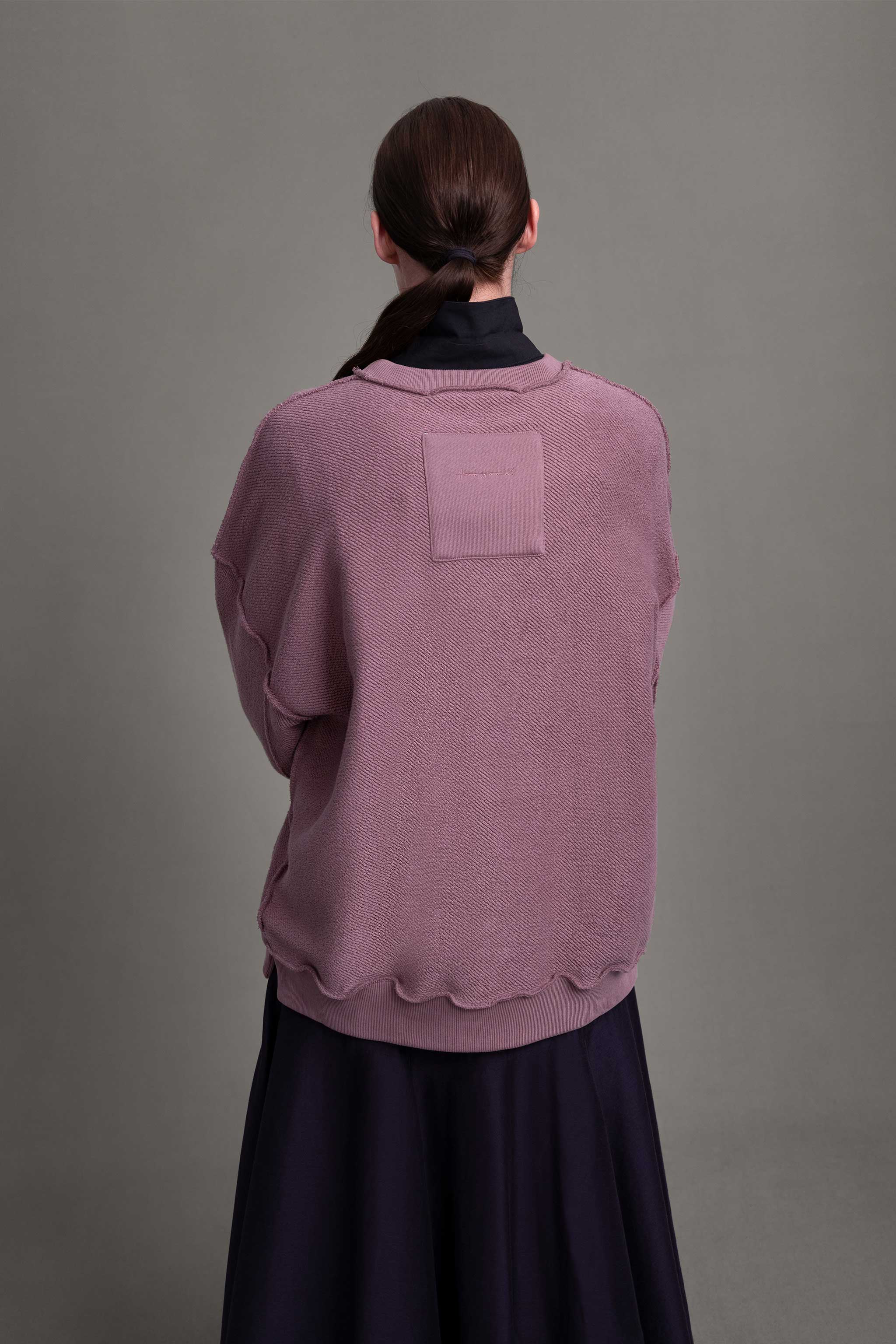 THE MECHANIC JUMPER / LOOPBACK TWILL LILAC