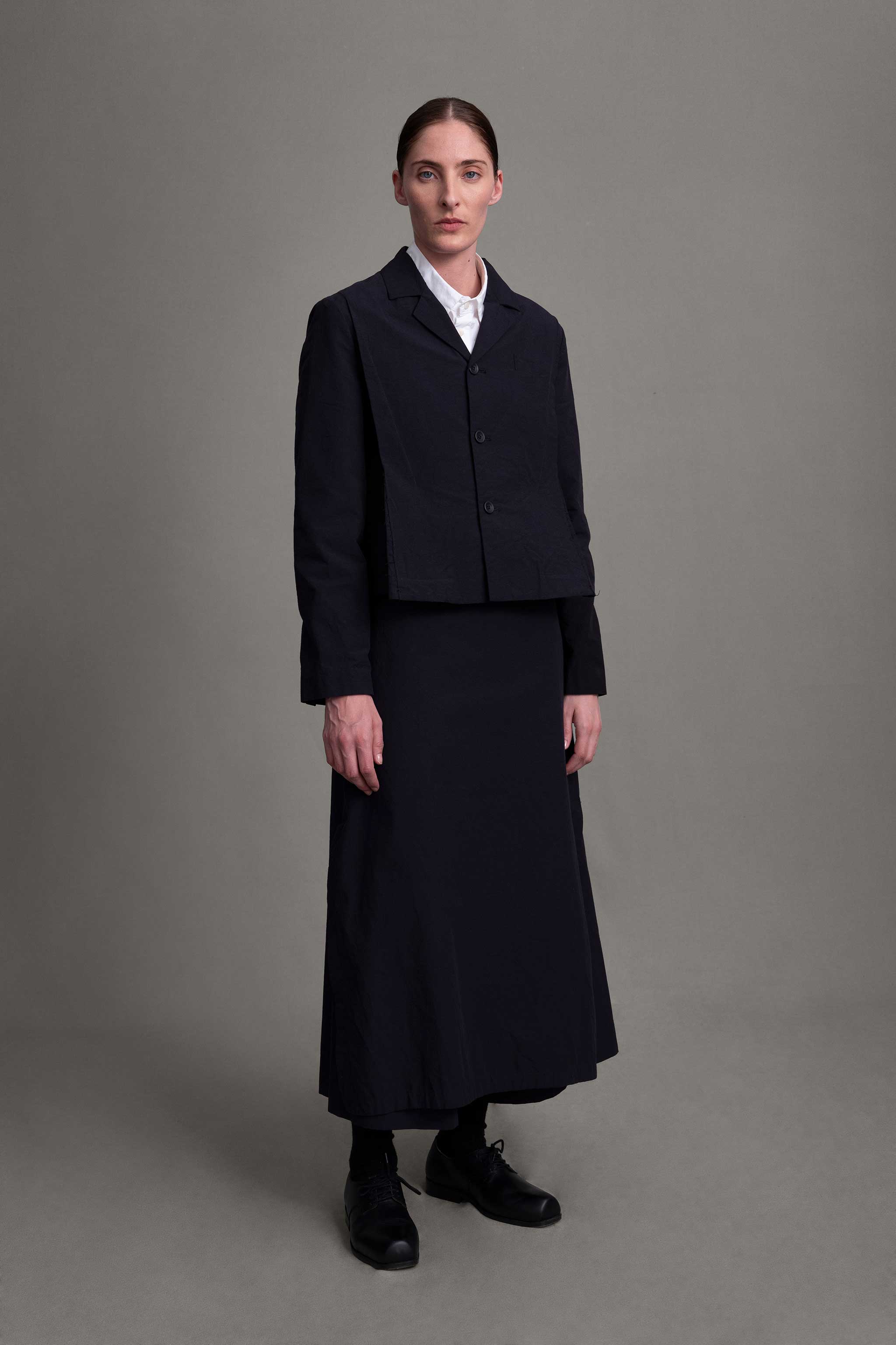 THE LIBRARIAN JACKET / STRUCTURED COTTON INK