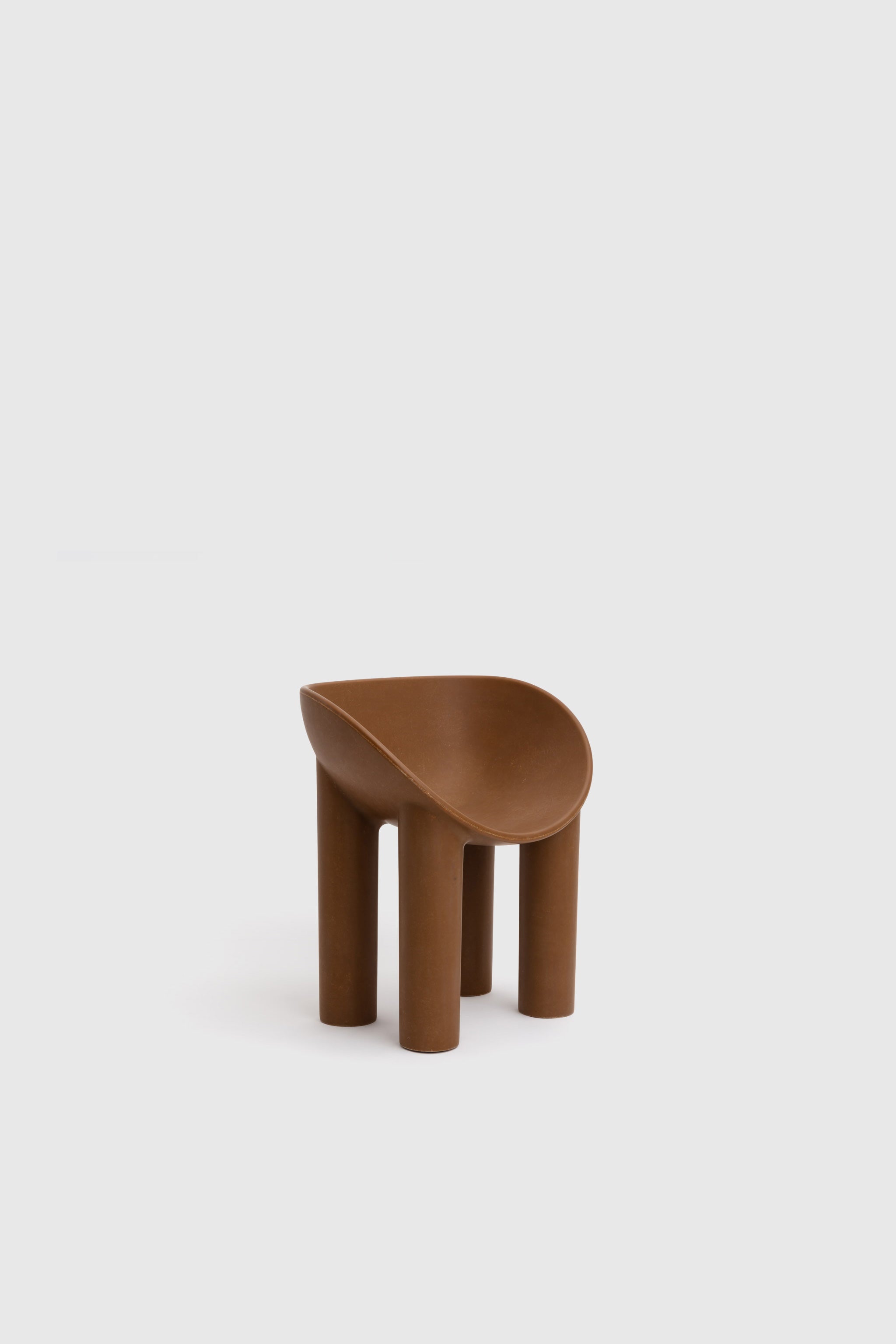 Roly-Poly Dining Chair / Raw Chestnut