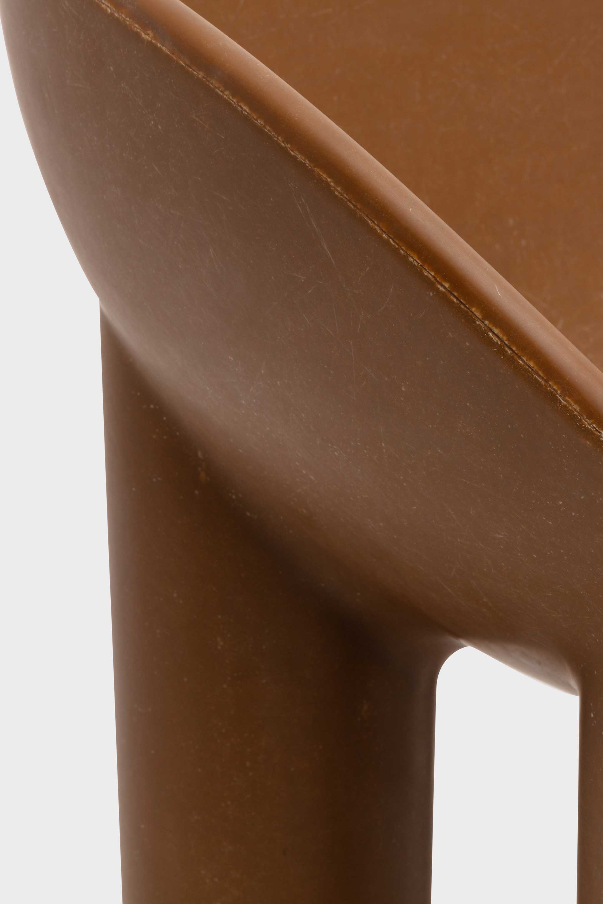 Roly-Poly Dining Chair / Raw Chestnut