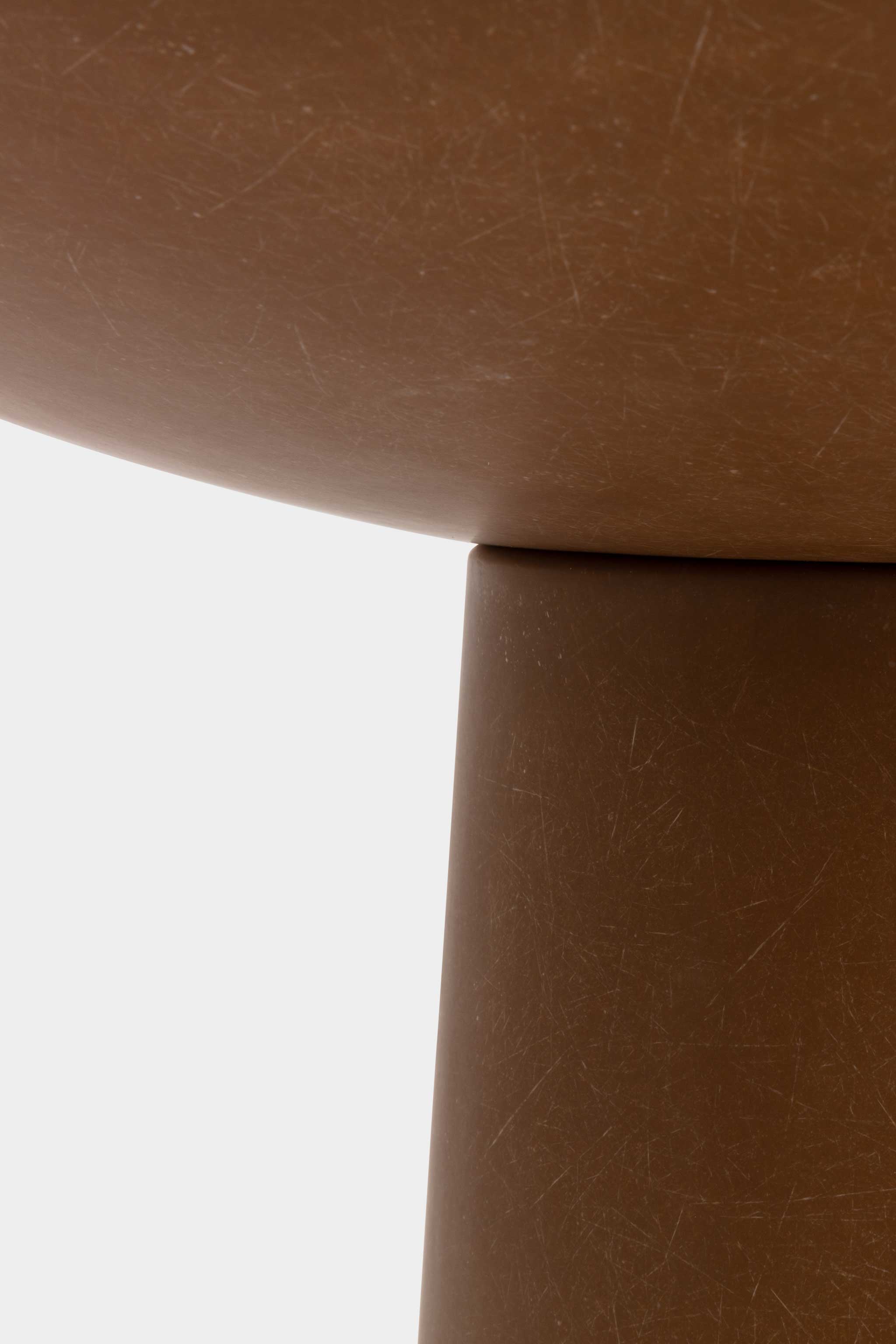 Roly-Poly Dining Table Small / Raw Chestnut