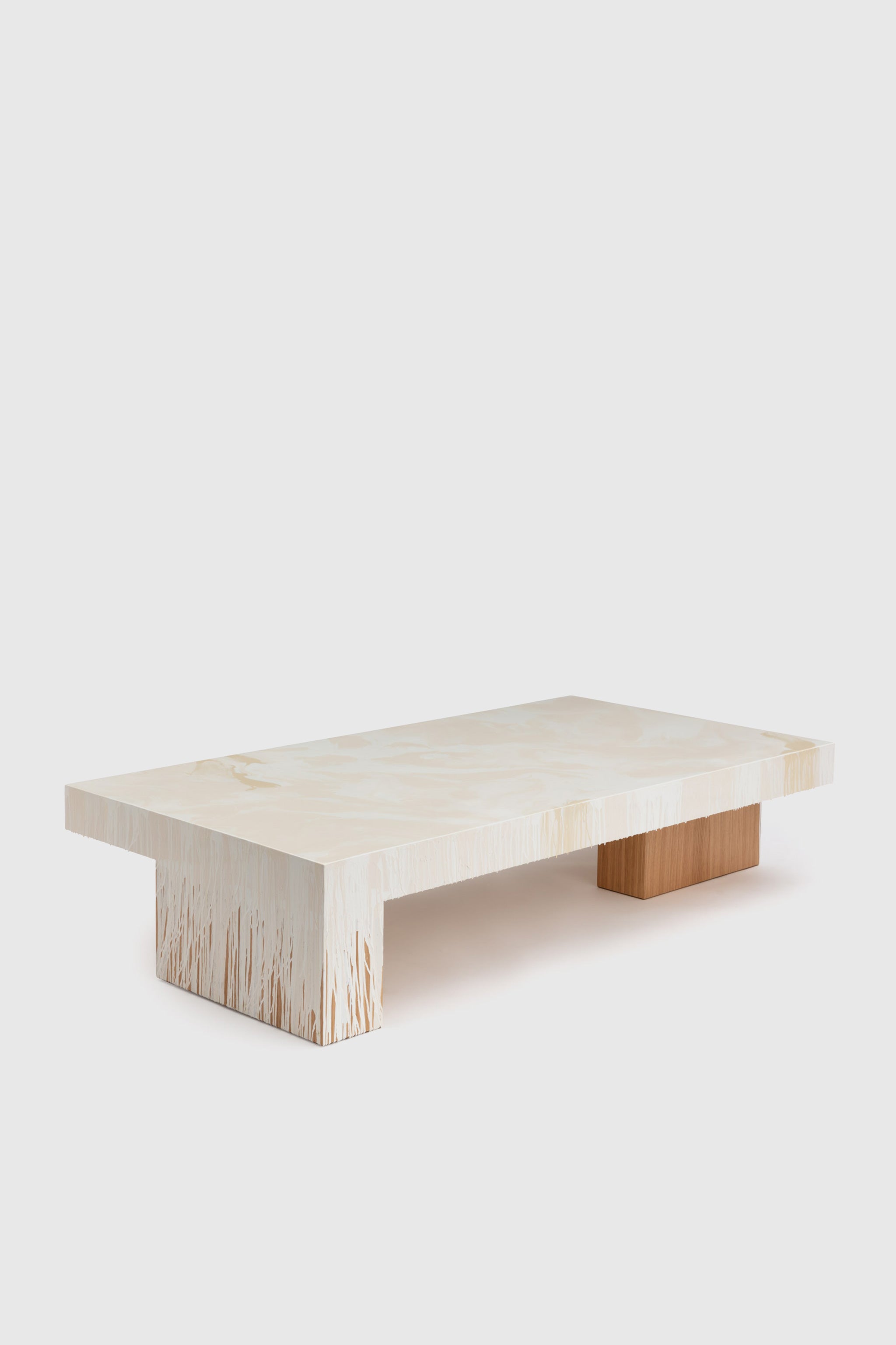 Sculpture Coffee Table / Cream Chalk