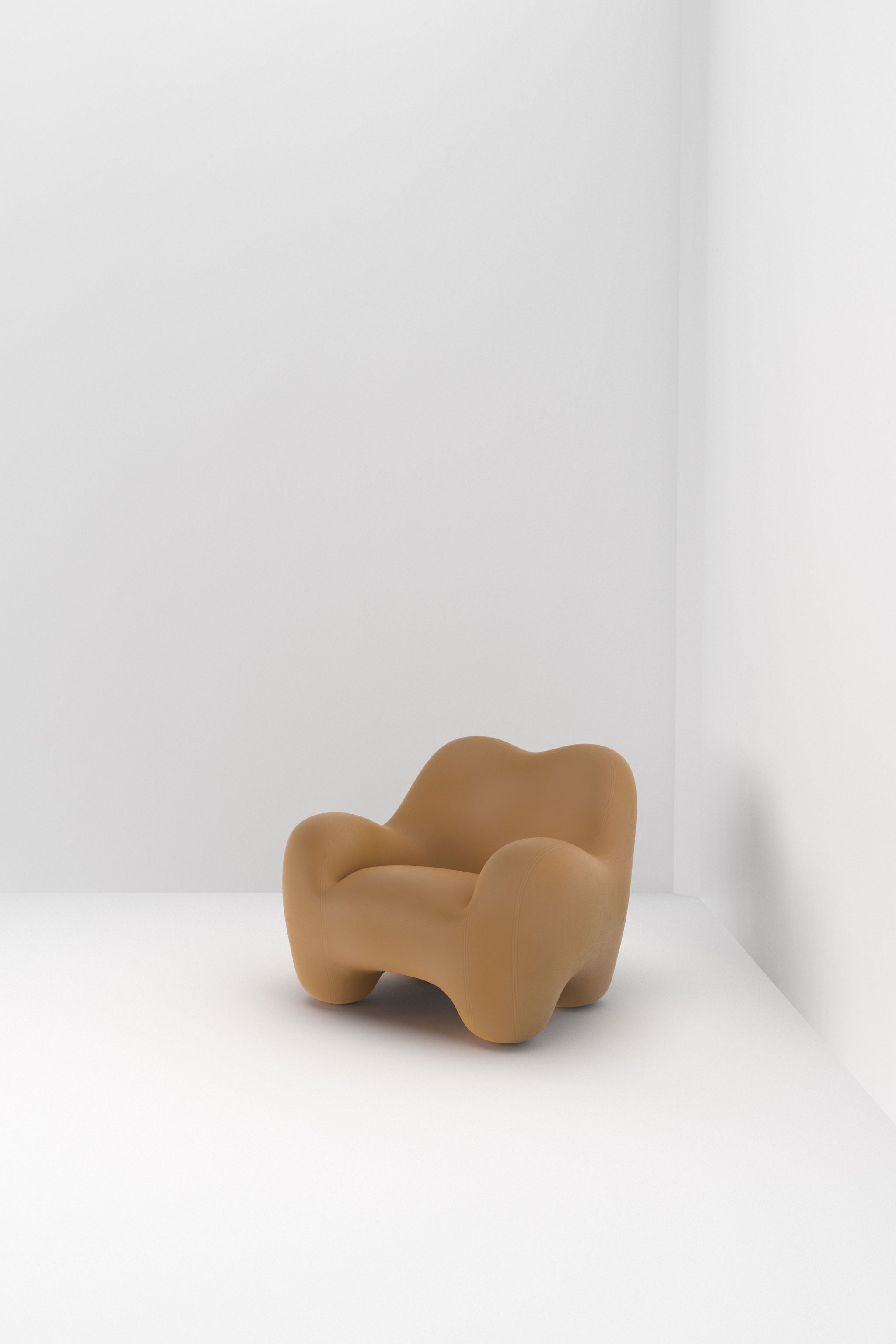 GUMMY ARMCHAIR / SAVANNE LEATHER BEIGE