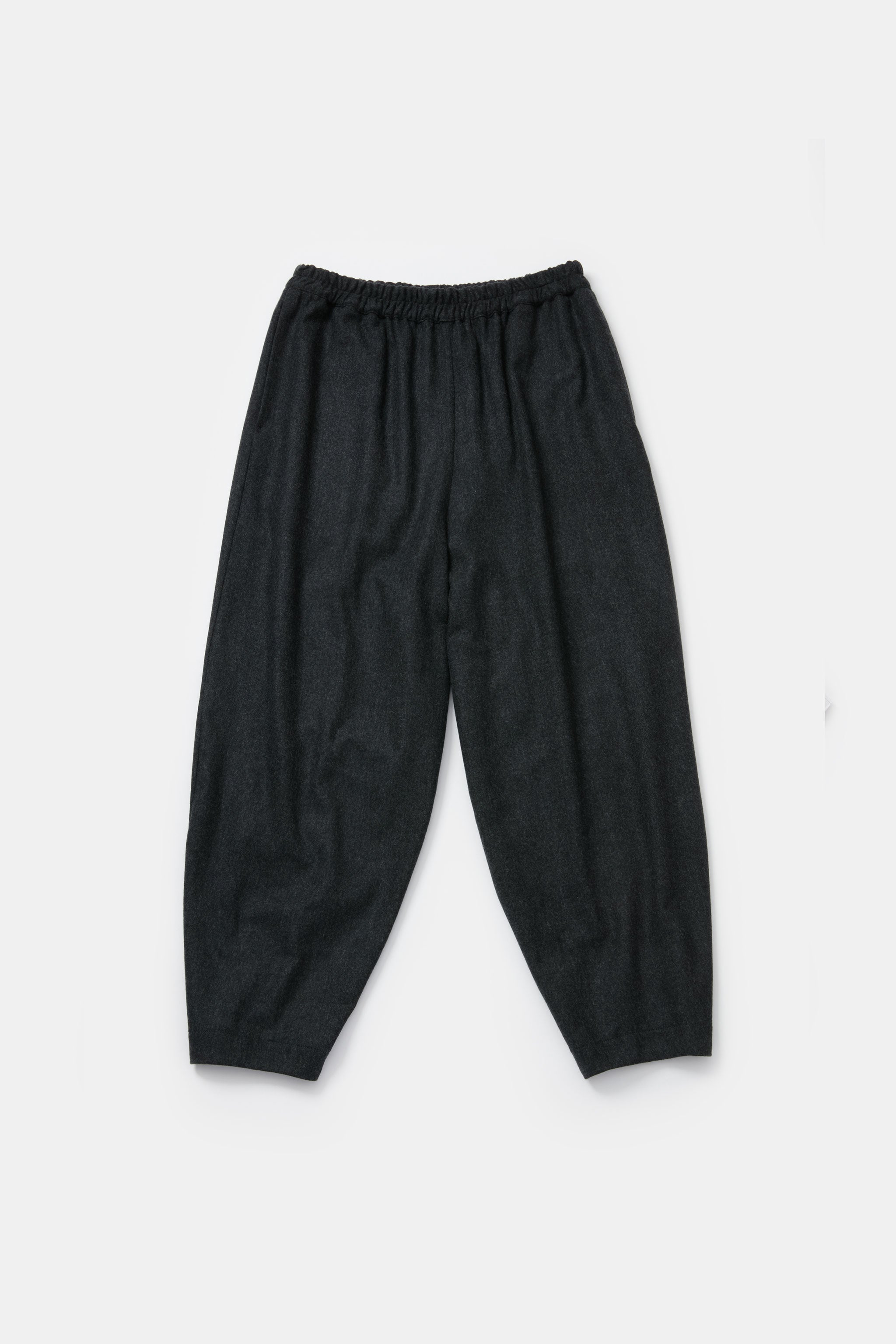 THE ACROBAT TROUSER / WOOL CASH FLANNEL CHARCOAL