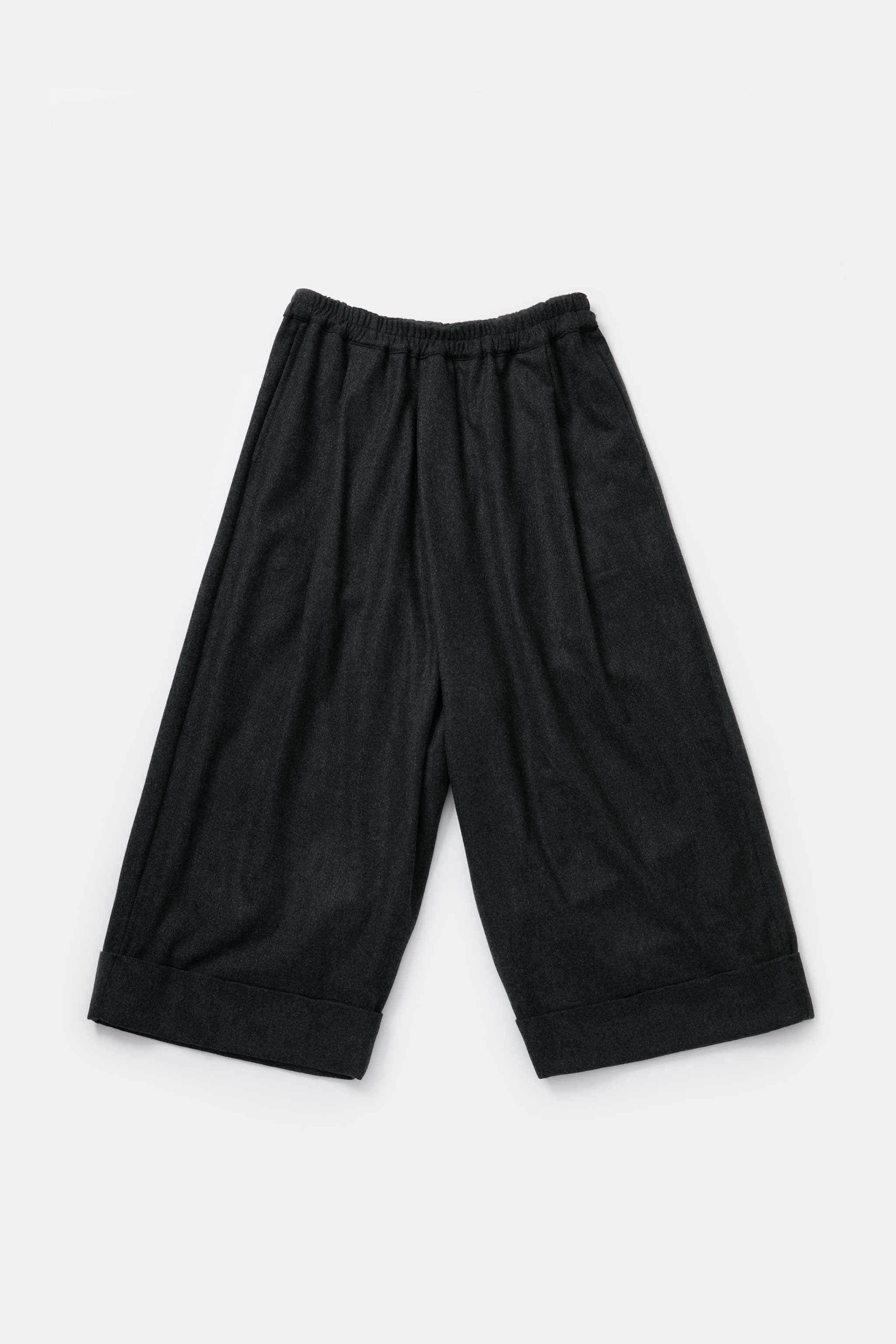 THE BAKER TROUSER / WOOL CASH FLANNEL CHARCOAL