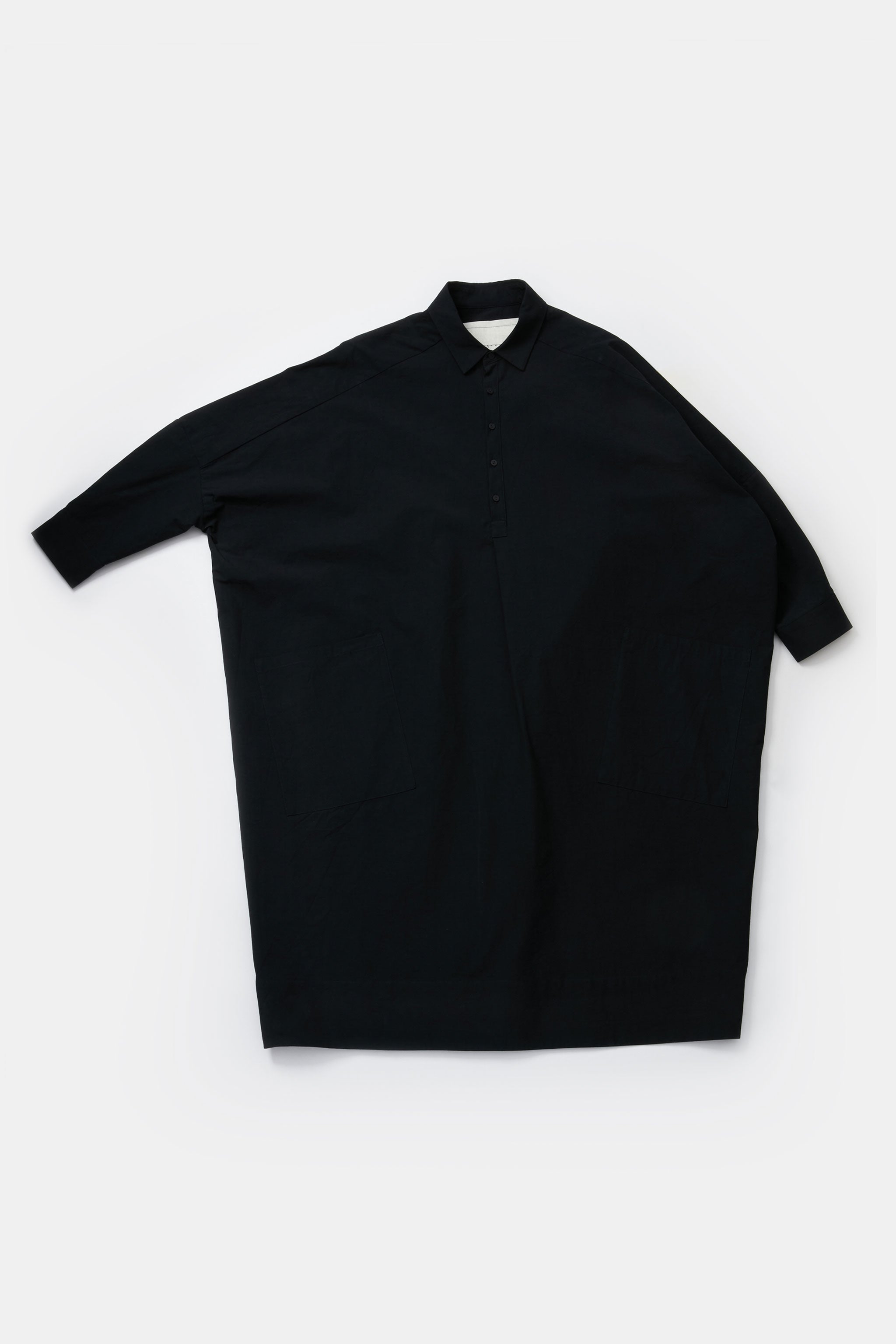 THE FRAMER DRESS / STRUCTURED COTTON INK