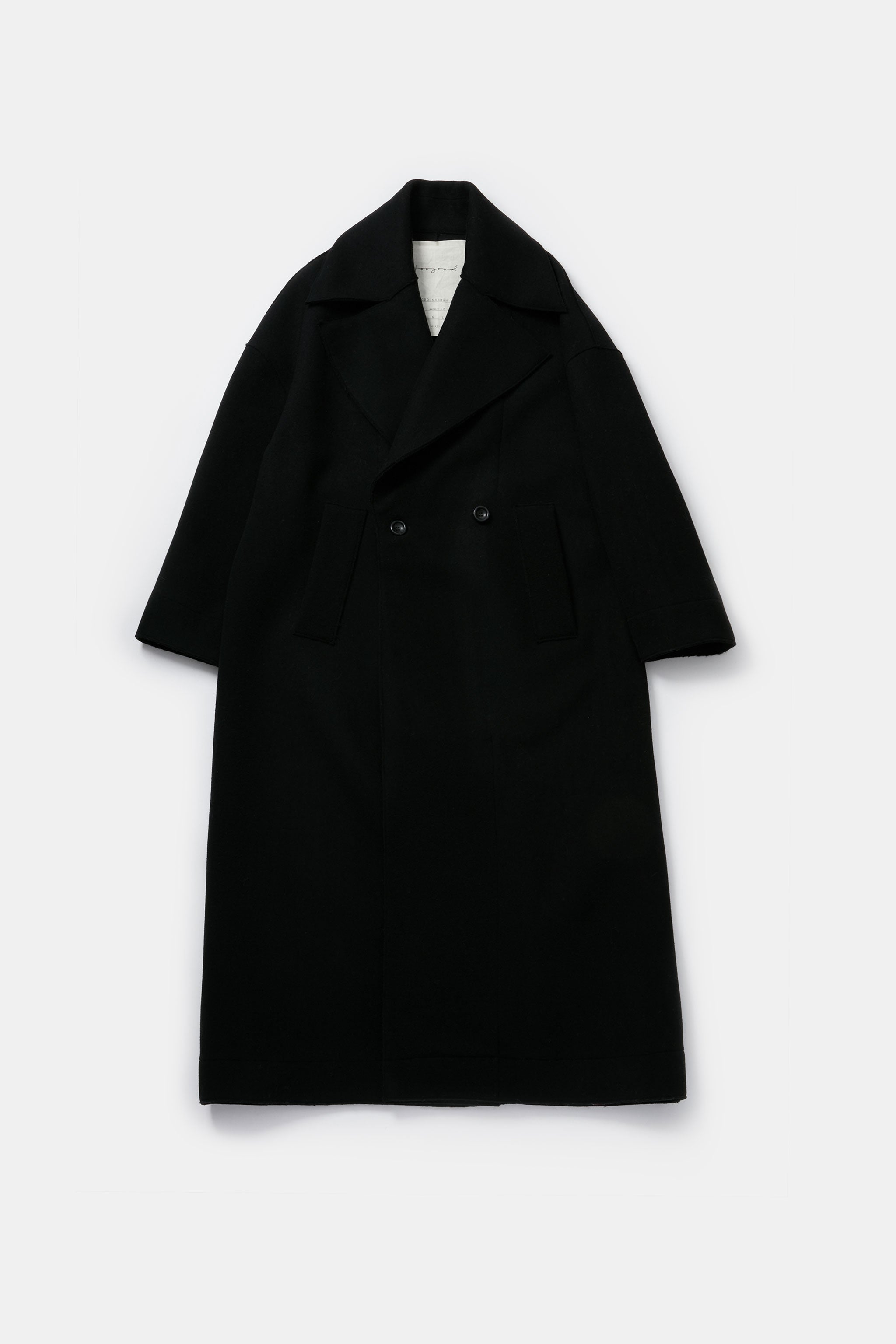 THE GROUNDSMAN COAT / RAW CUT FELT FLINT