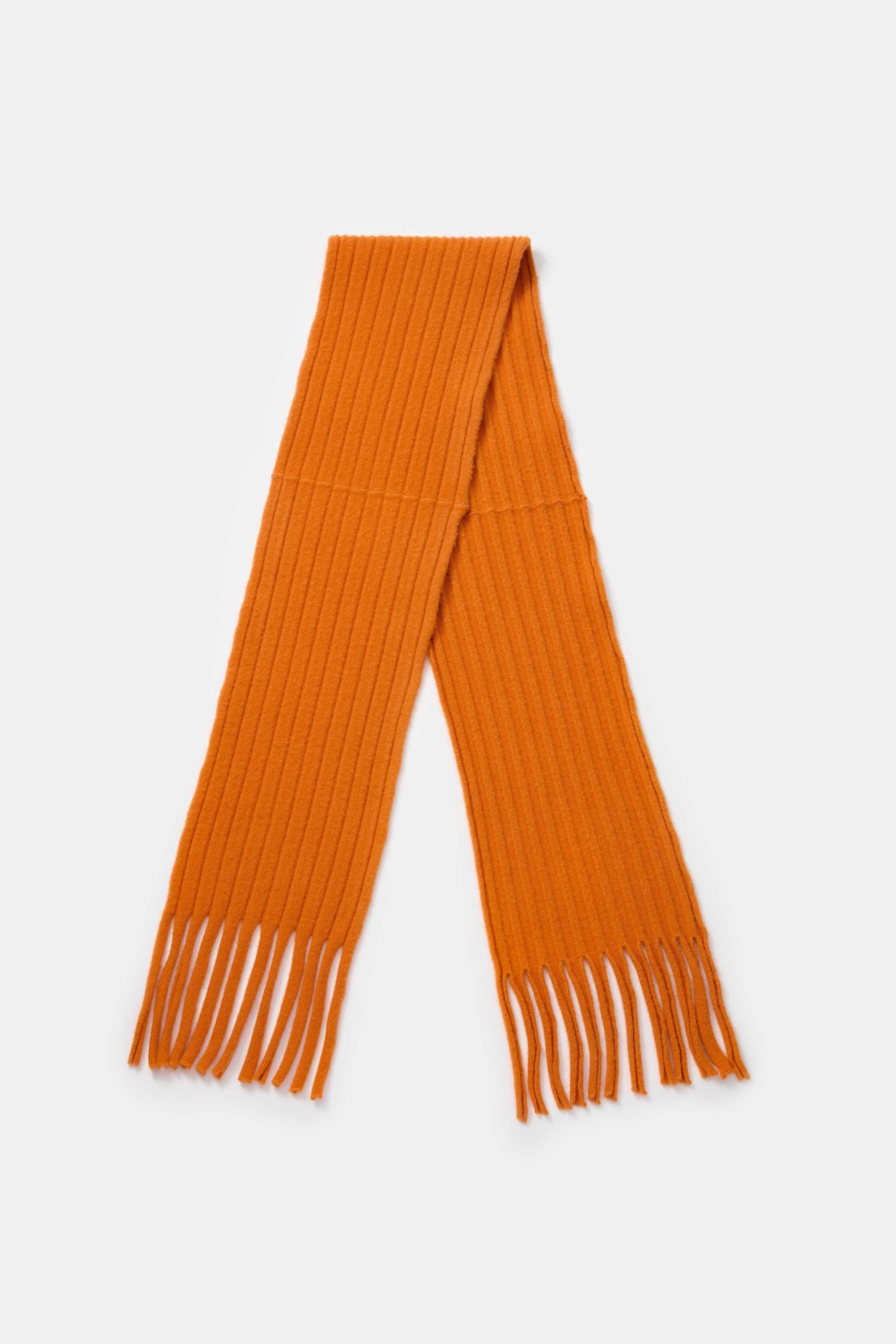 THE LIBRARIAN SCARF / FELTED LAMBSWOOL NASTURTIUM