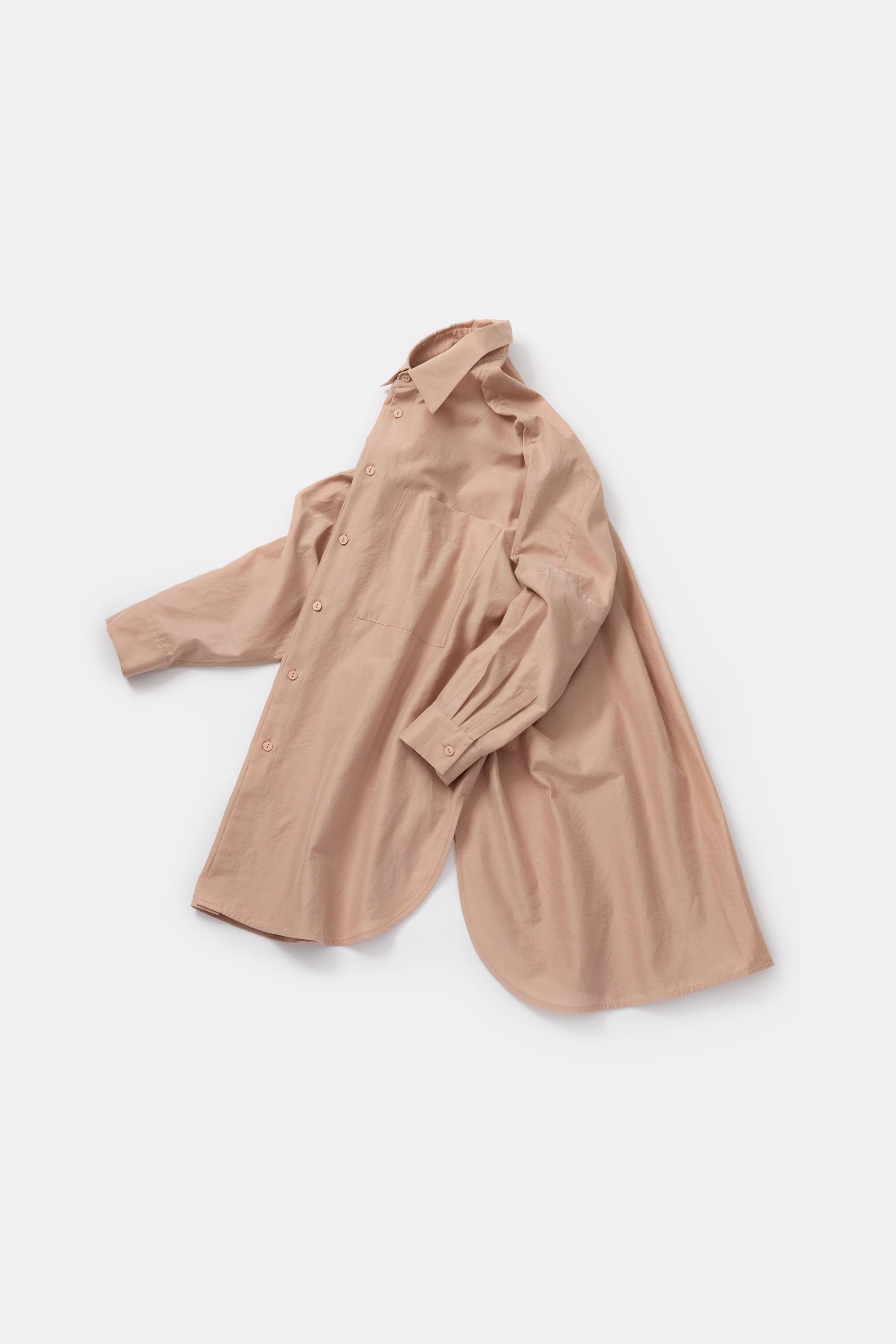 THE PAINTER SHIRT / COTTON SILK POWDER