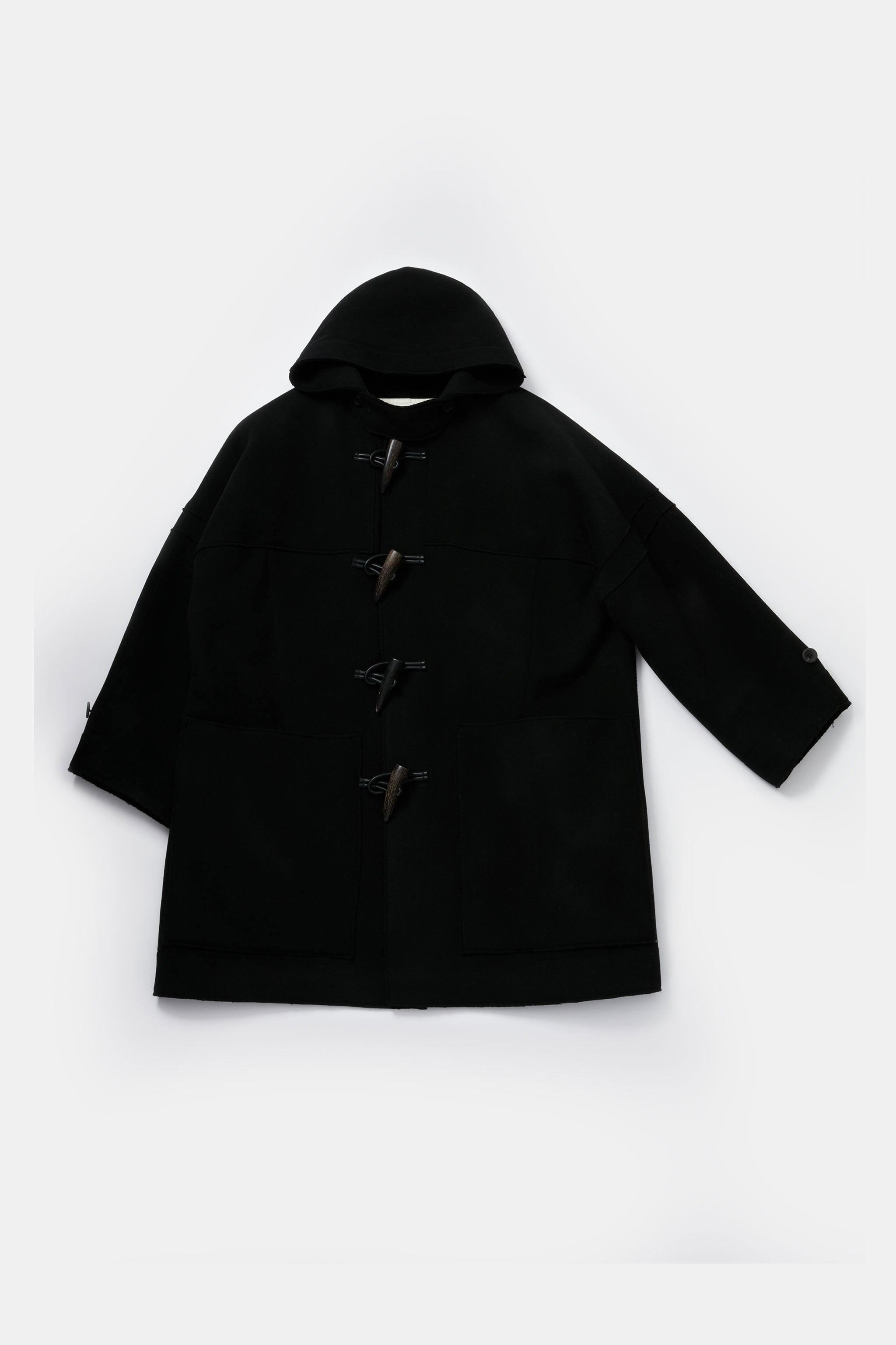 THE SCHOLAR COAT / RAW CUT FELT FLINT