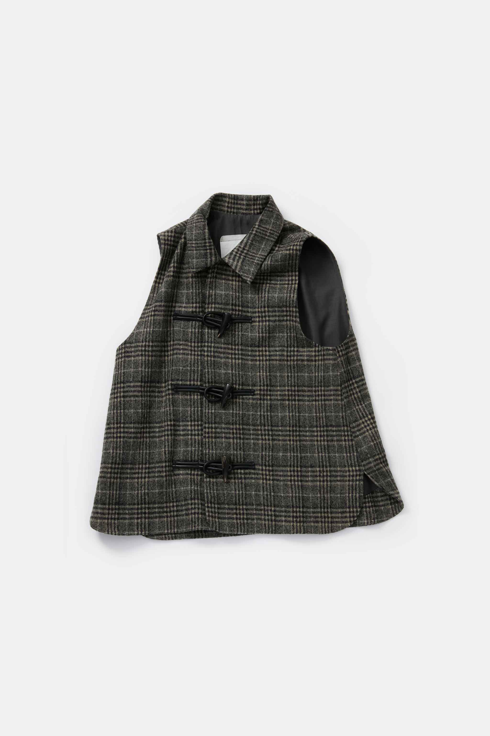 THE UPHOLSTERER VEST / PRINCE OF WALES CARDAMOM
