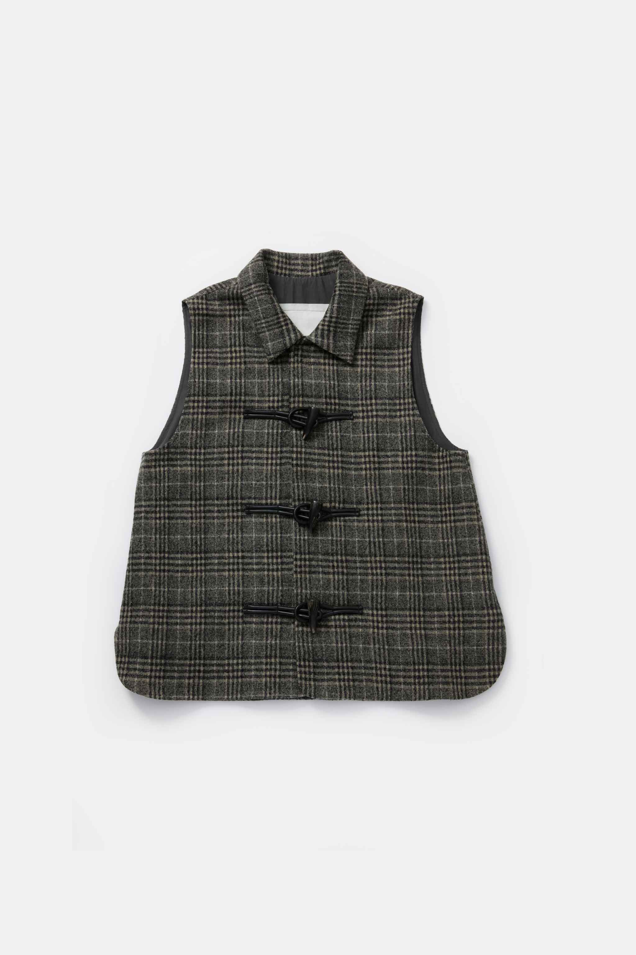 THE UPHOLSTERER VEST / PRINCE OF WALES CARDAMOM