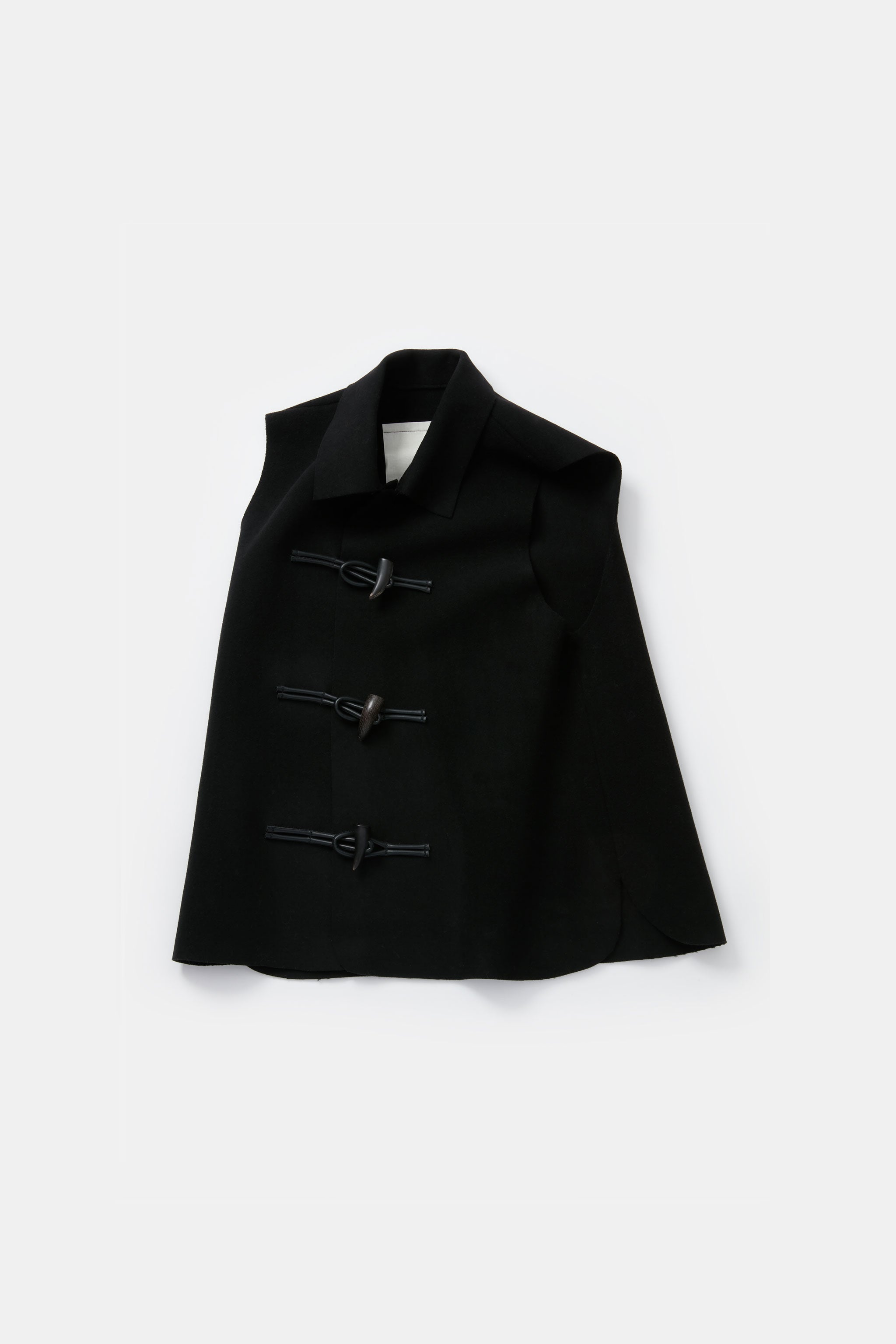 THE UPHOLSTERER VEST / RAW CUT FELT FLINT