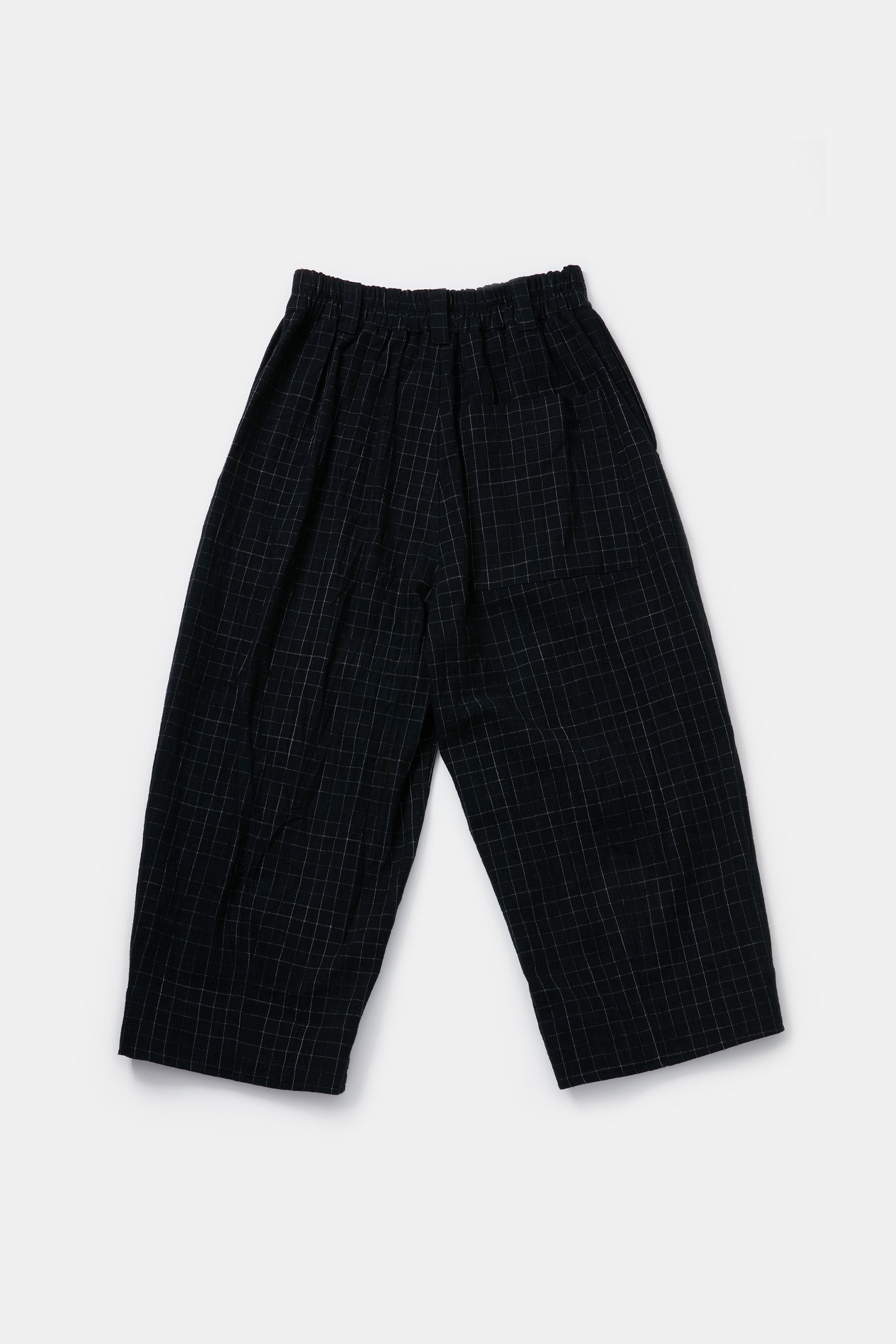 THE ETCHER TROUSER / CRUMPLED CHECK INK