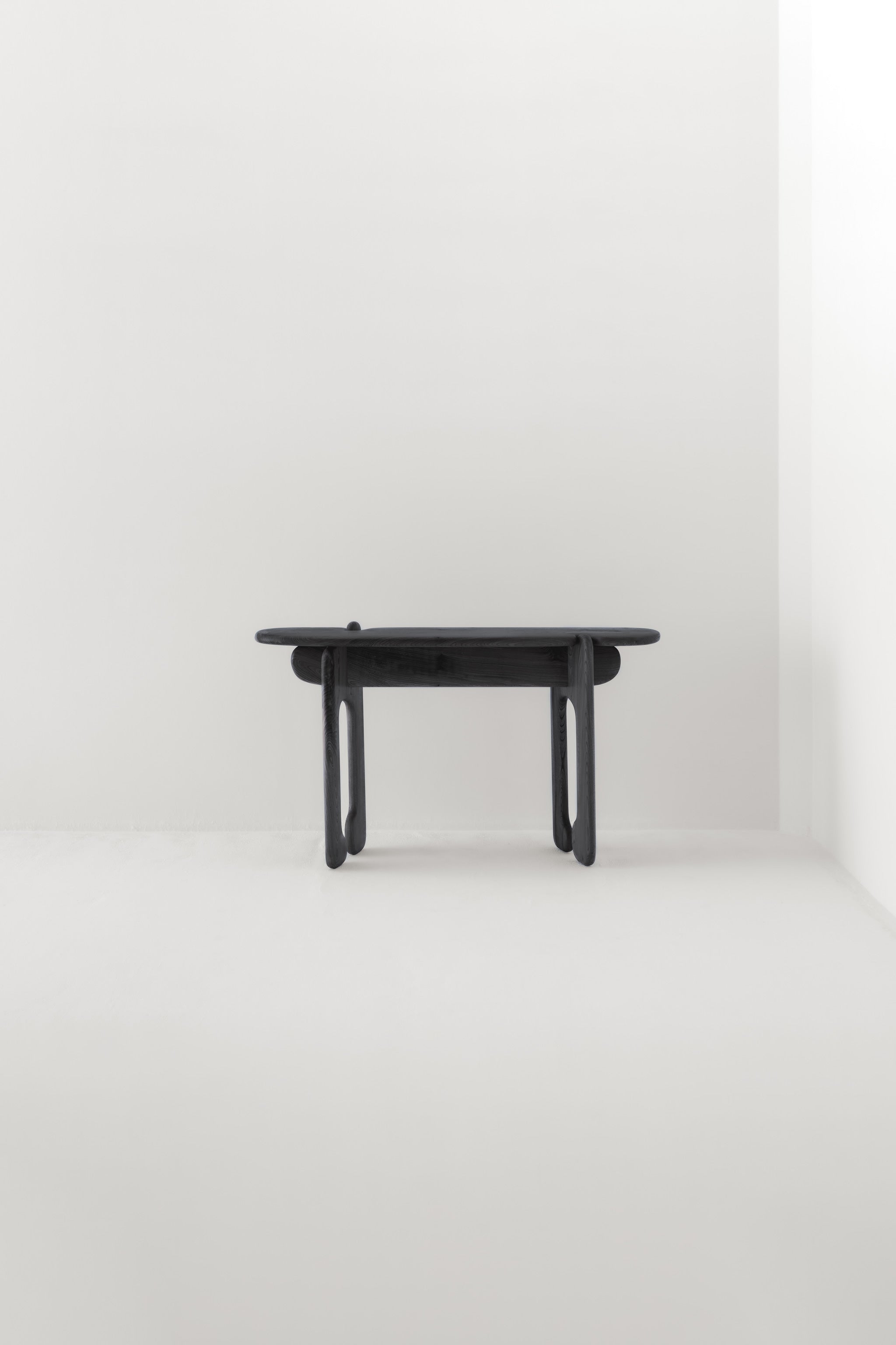 PALETTE CONSOLE TABLE / SCORCHED OAK