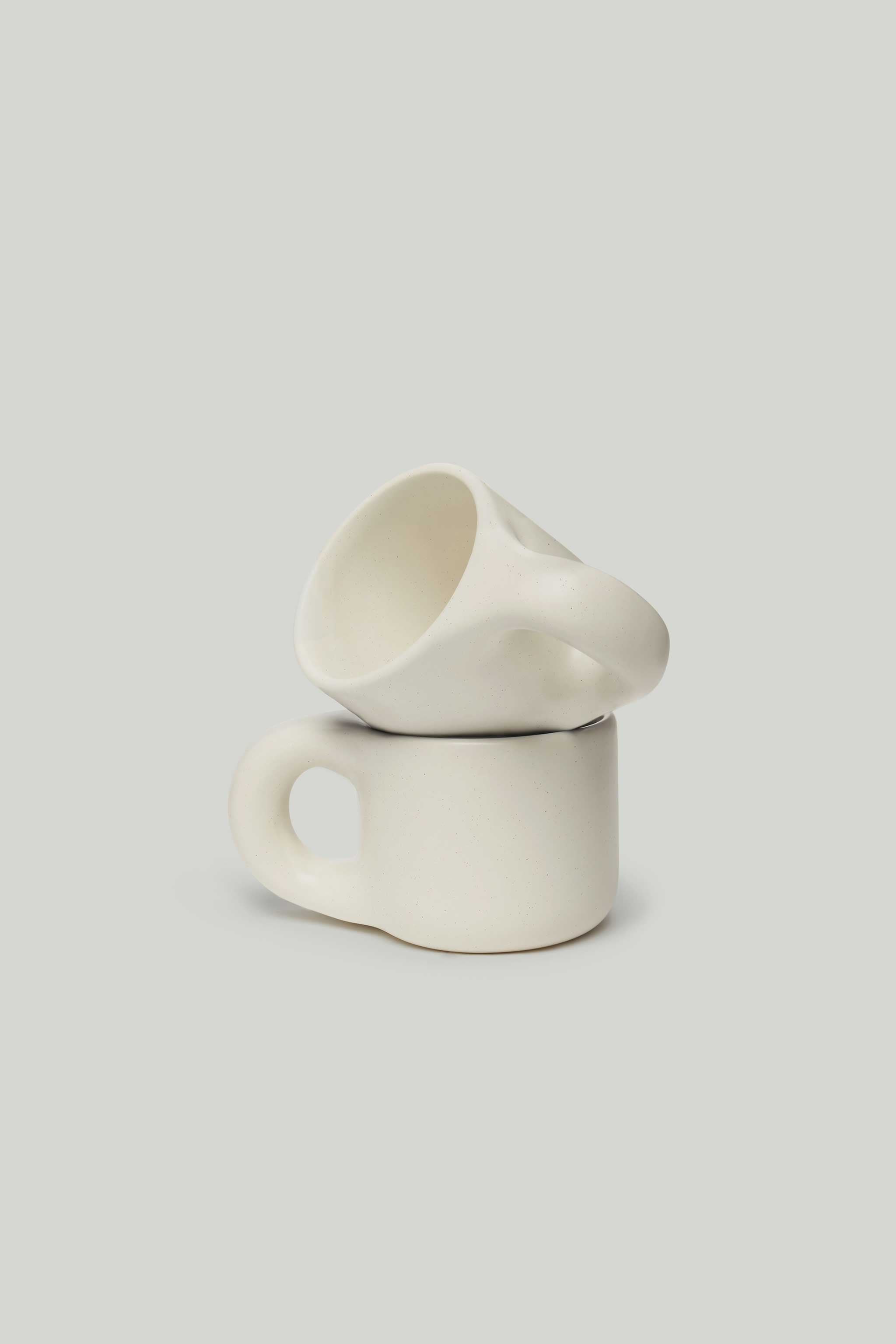 DOUGH MUG PAIR / CREAM