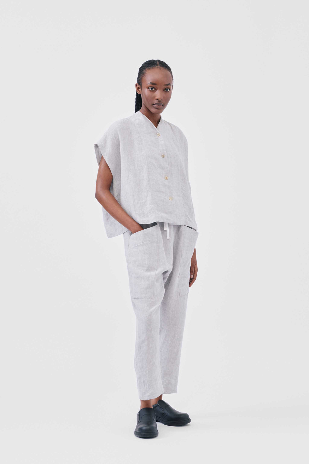 Toogood layered textured shirt - White