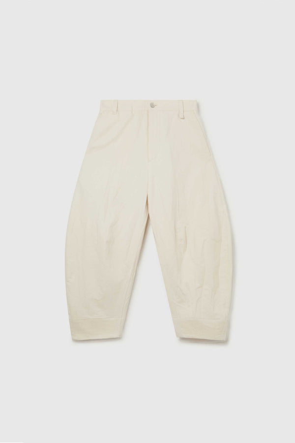THE TINNER TROUSER / CREASED COTTON TWILL RAW