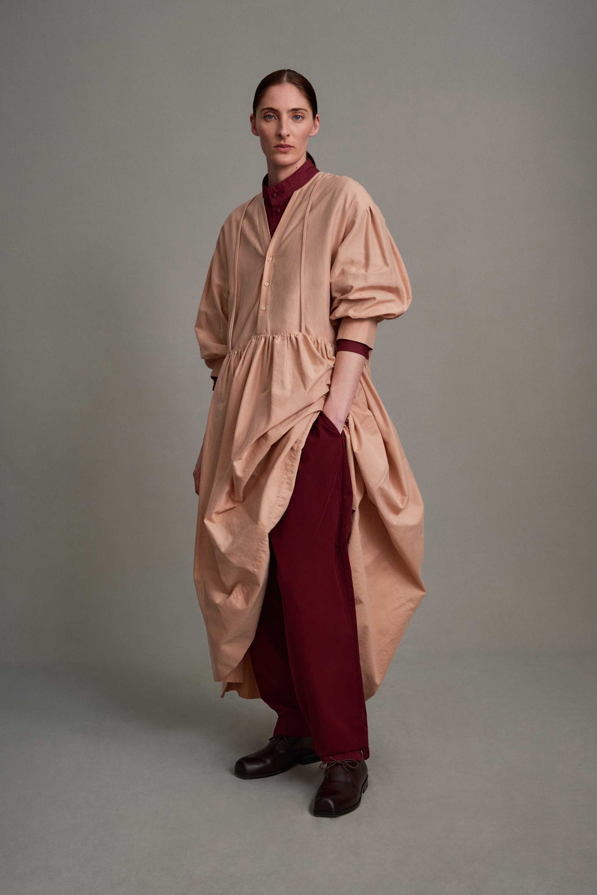 THE COOK DRESS / COTTON SILK POWDER