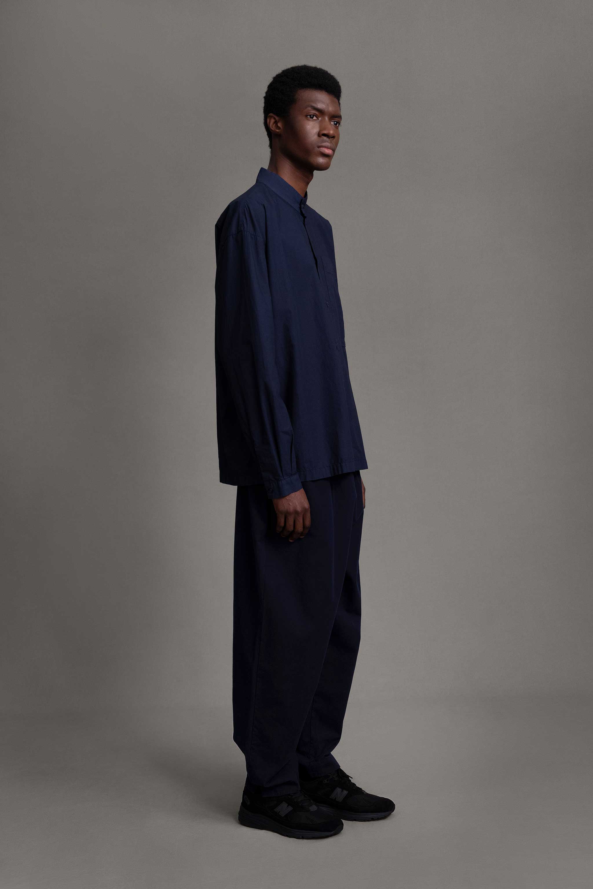 THE GYMNAST TROUSER / FINE CANVAS INK