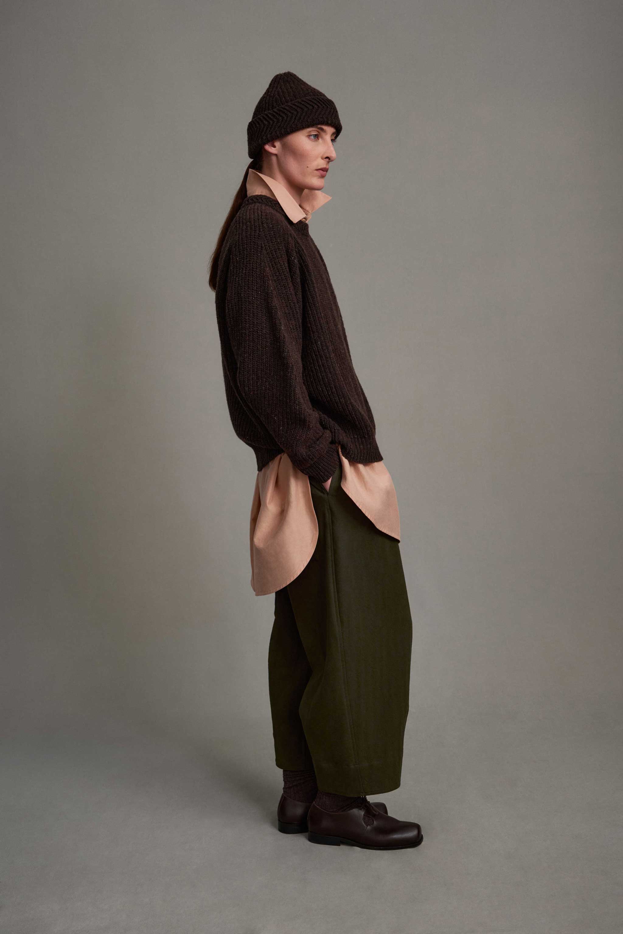 THE SPINNER JUMPER / DONEGAL PEAT