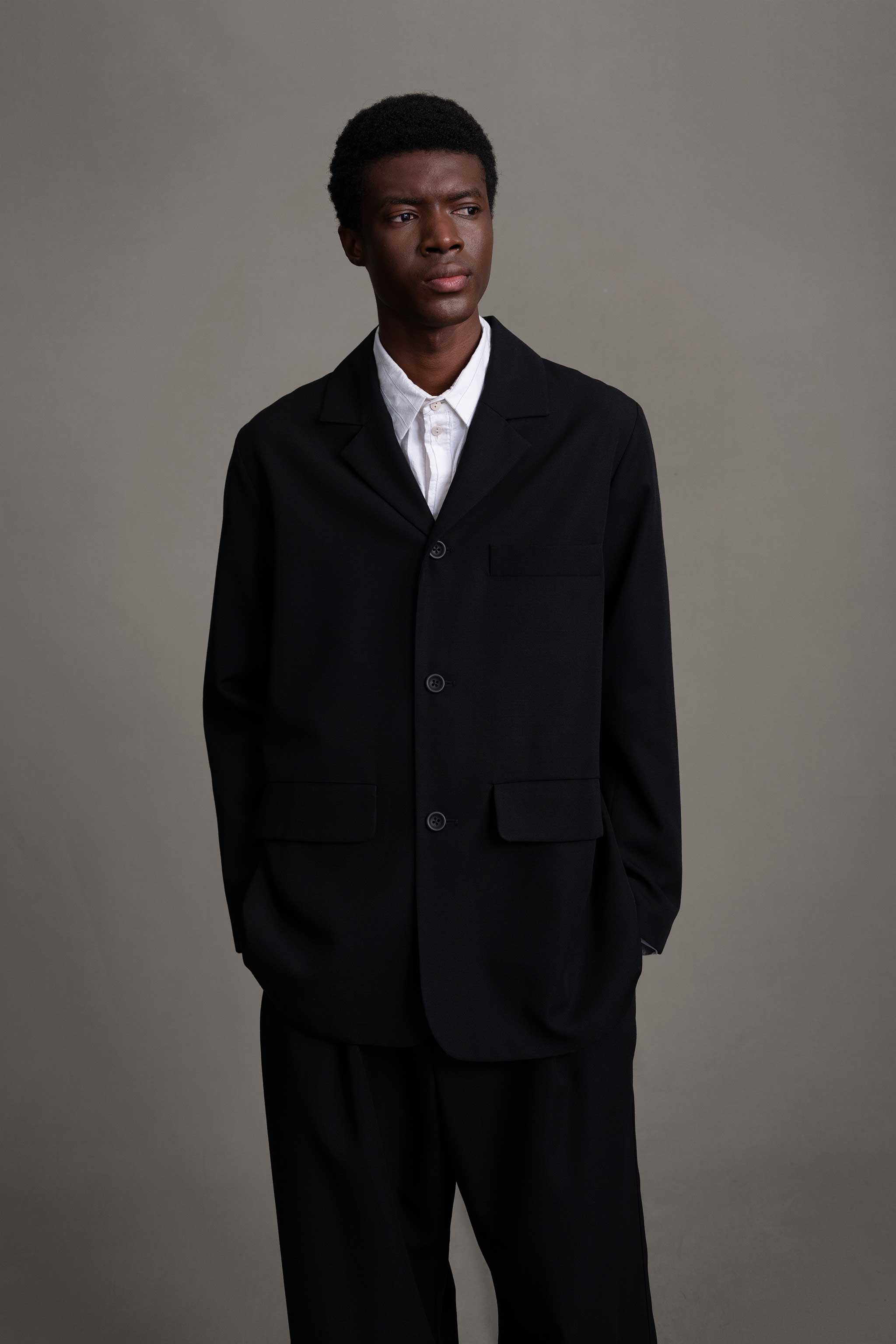 THE ARTIST JACKET / COMPACT SUITING FLINT