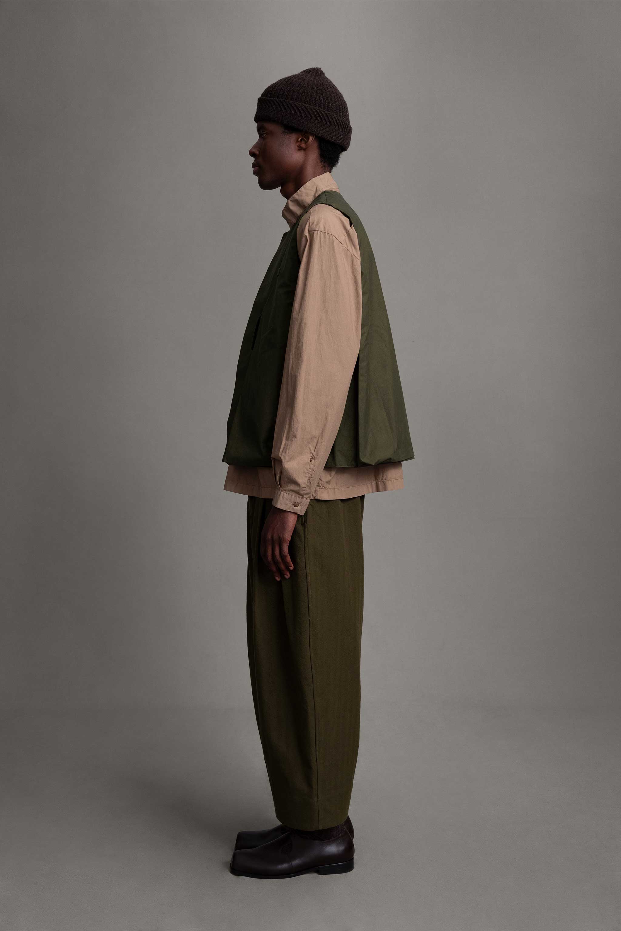 THE GHILLIE VEST / WAX COTTON HEATH