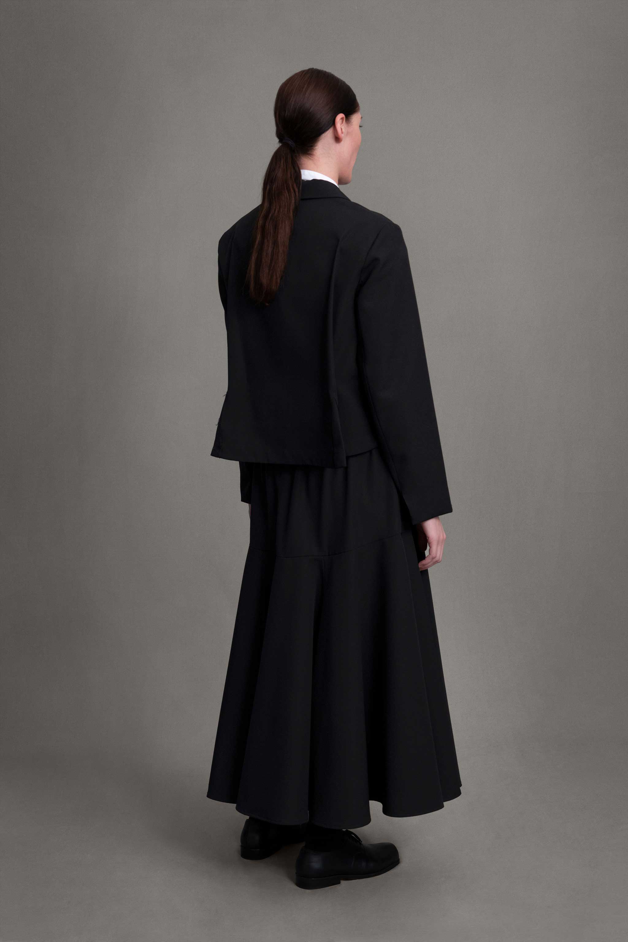 THE LIBRARIAN JACKET / COMPACT SUITING FLINT