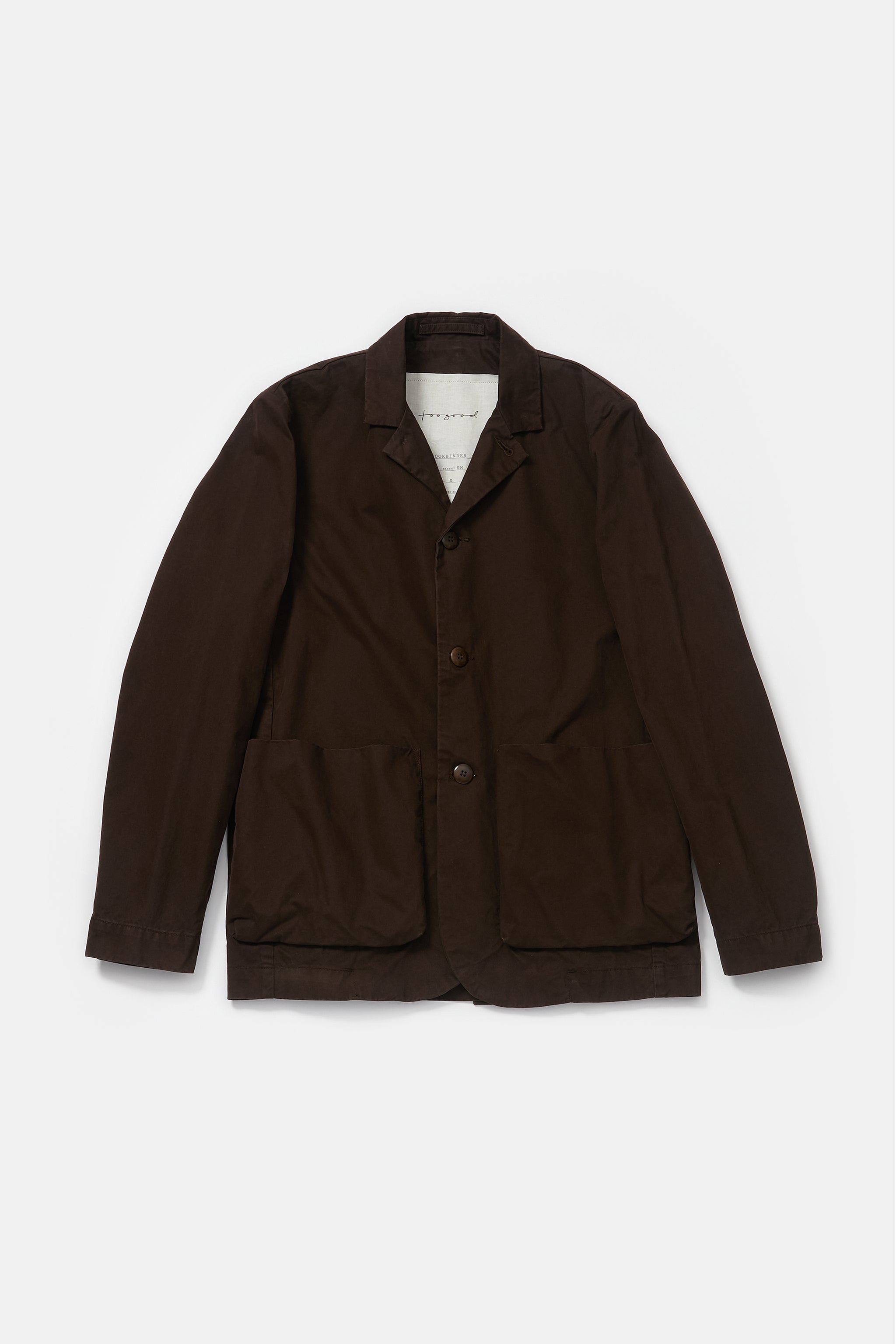 THE BOOKBINDER JACKET / WORK TWILL UMBER