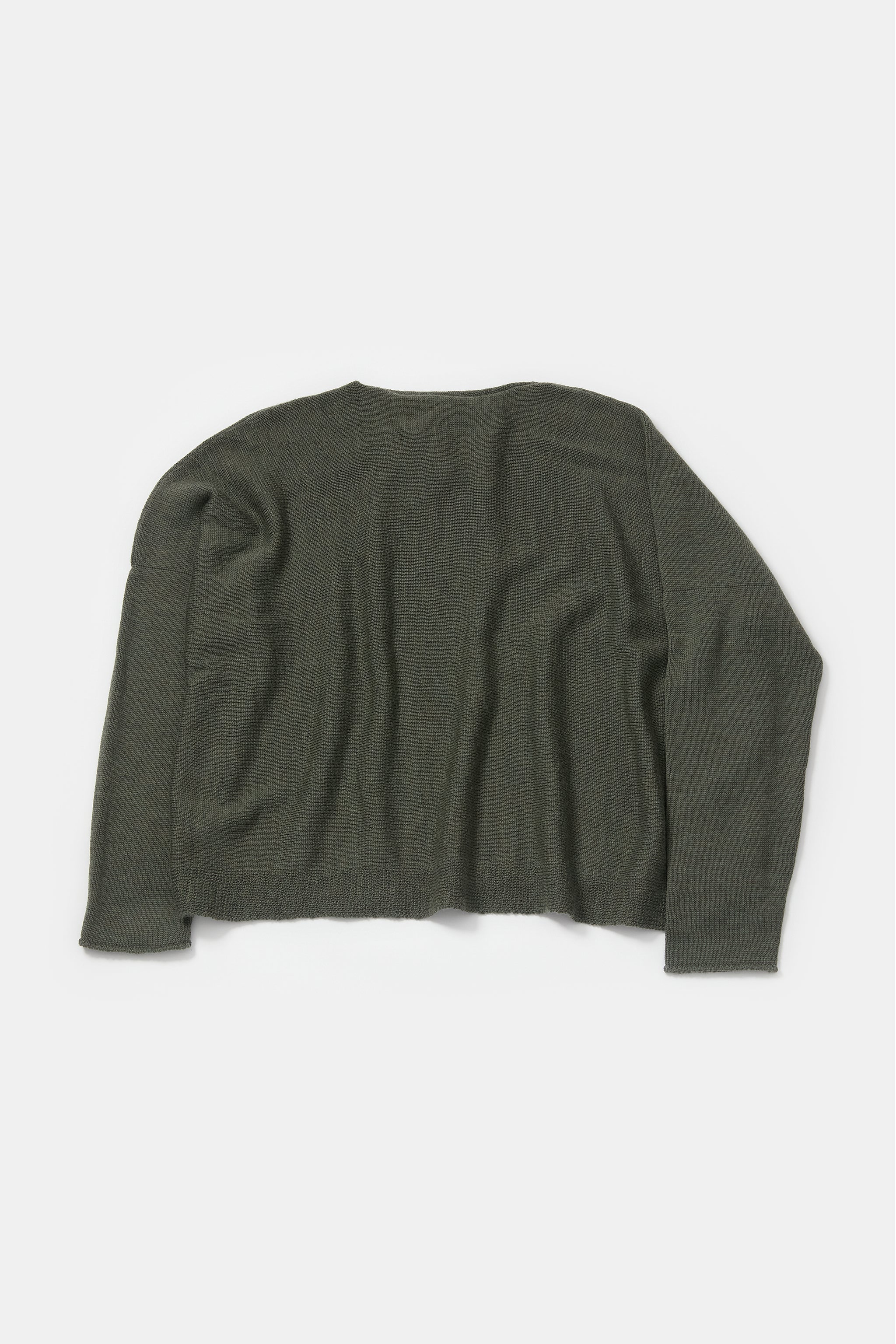 THE CROFTER JUMPER / MERINO WOOL OLIVE