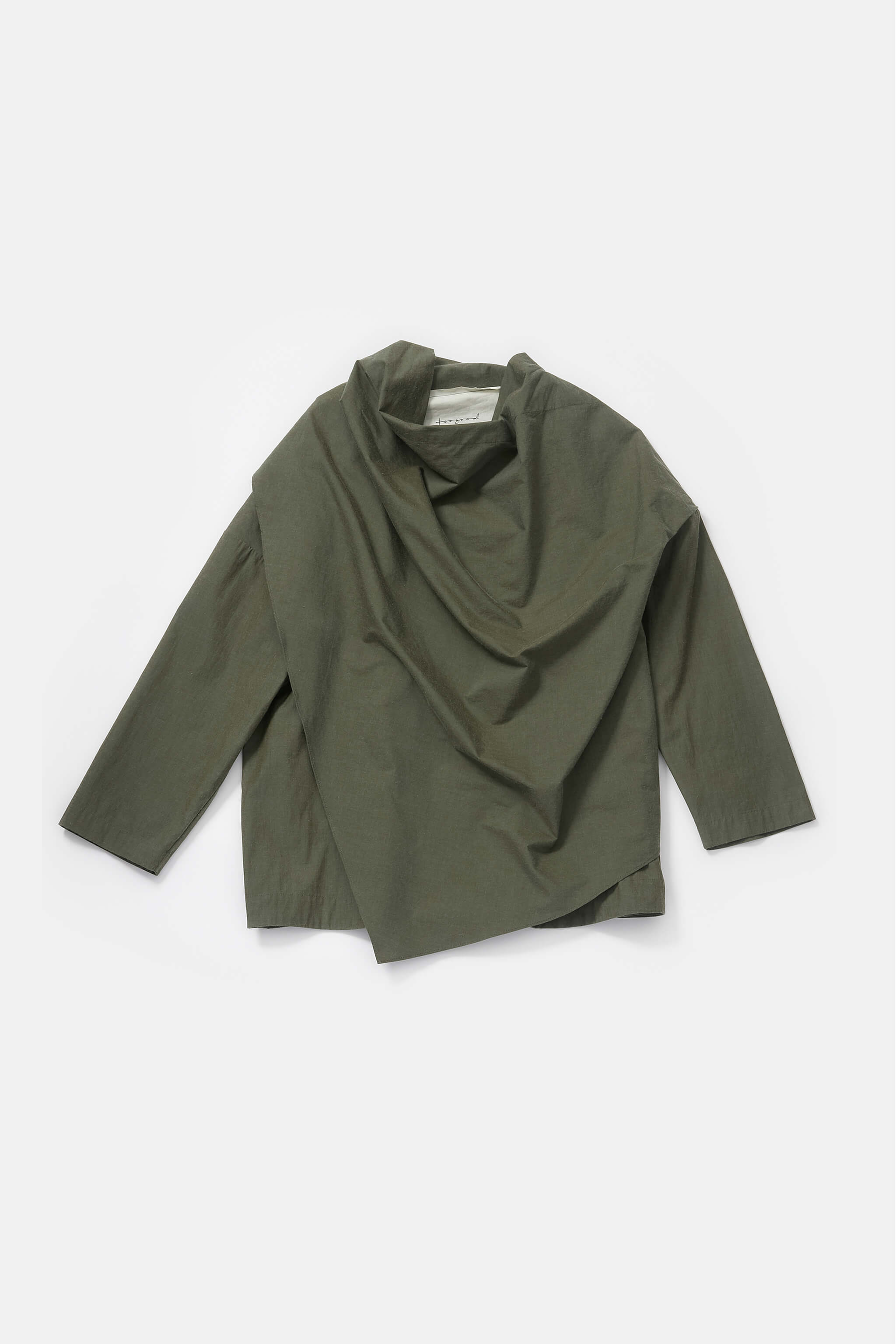 THE CROFTER TOP / COTTON SILK KHAKI