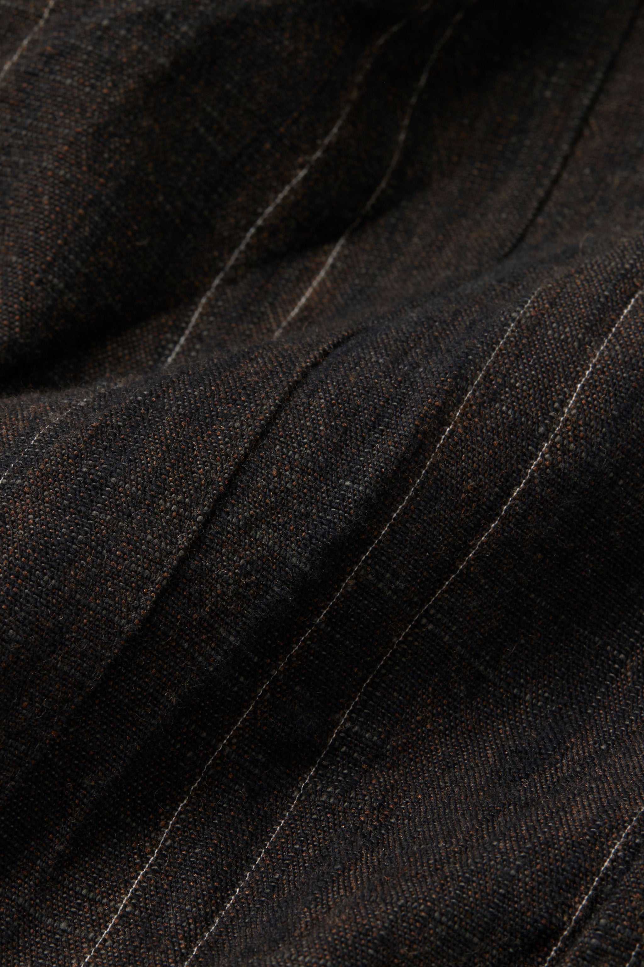 THE PHOTOGRAPHER JACKET / CRUMPLED STRIPE WALNUT