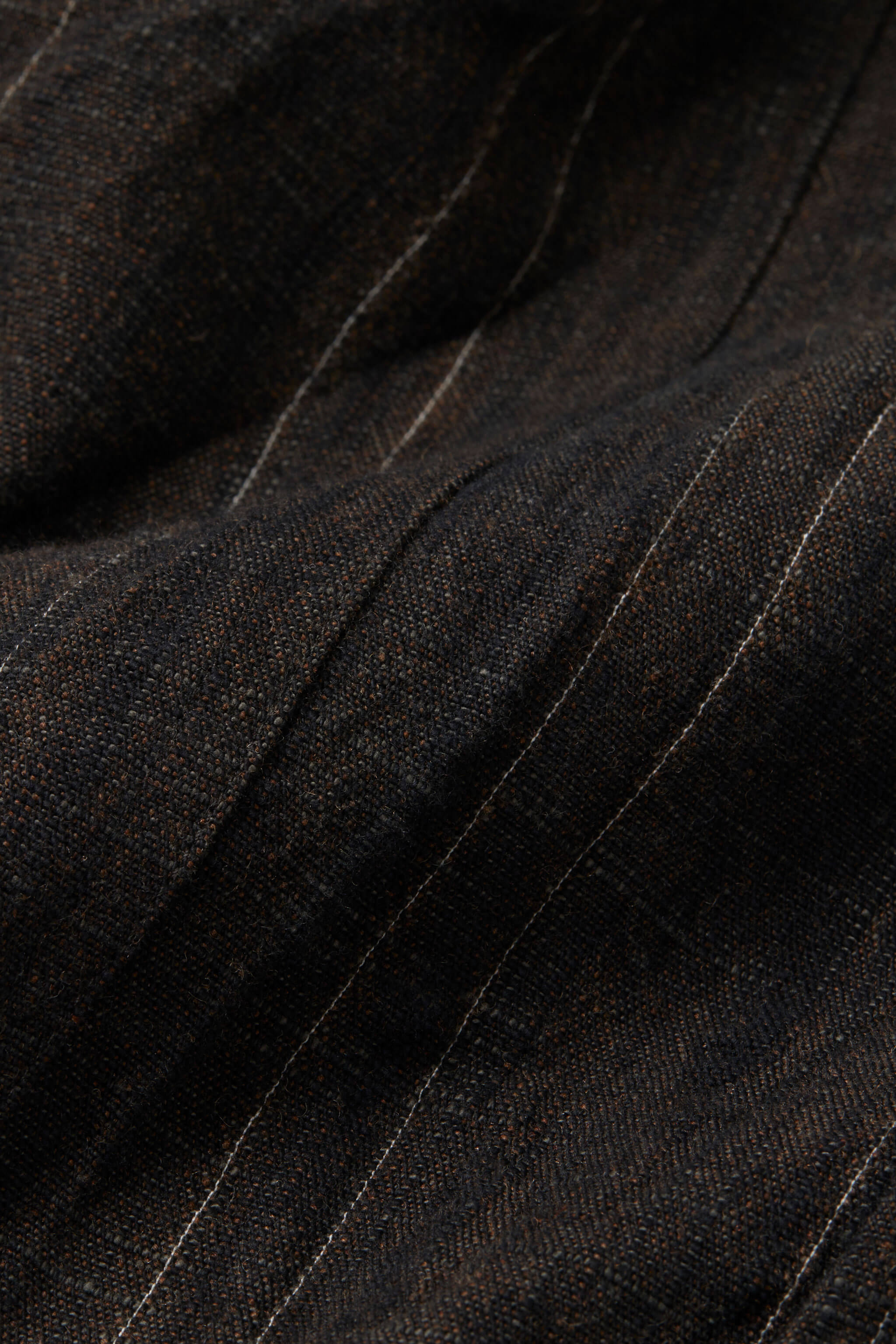 THE WOODSMAN TROUSER / CRUMPLED STRIPE WALNUT