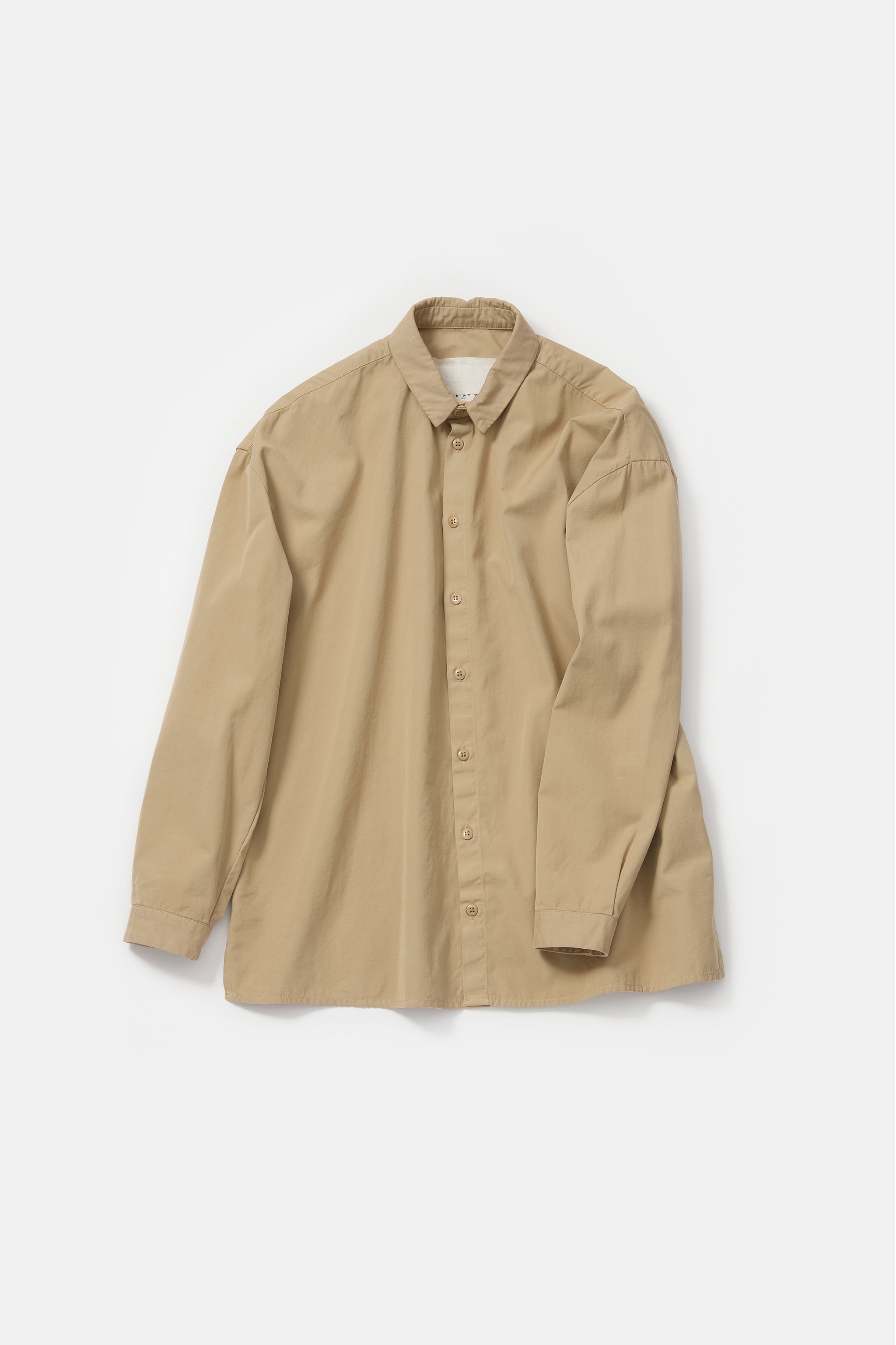 THE DRAUGHTSMAN SHIRT / FINE CANVAS SAND