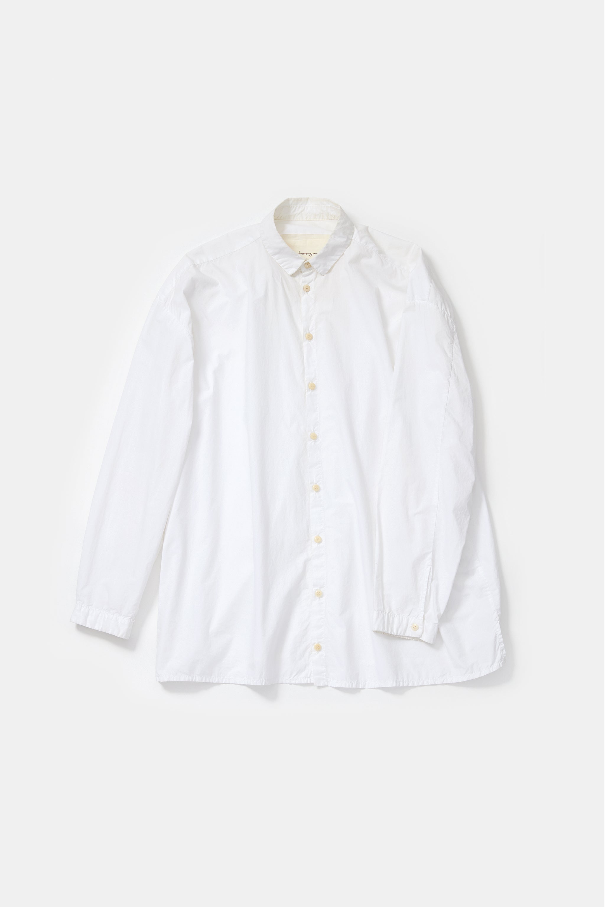 THE DRAUGHTSMAN SHIRT / POPLIN CHALK