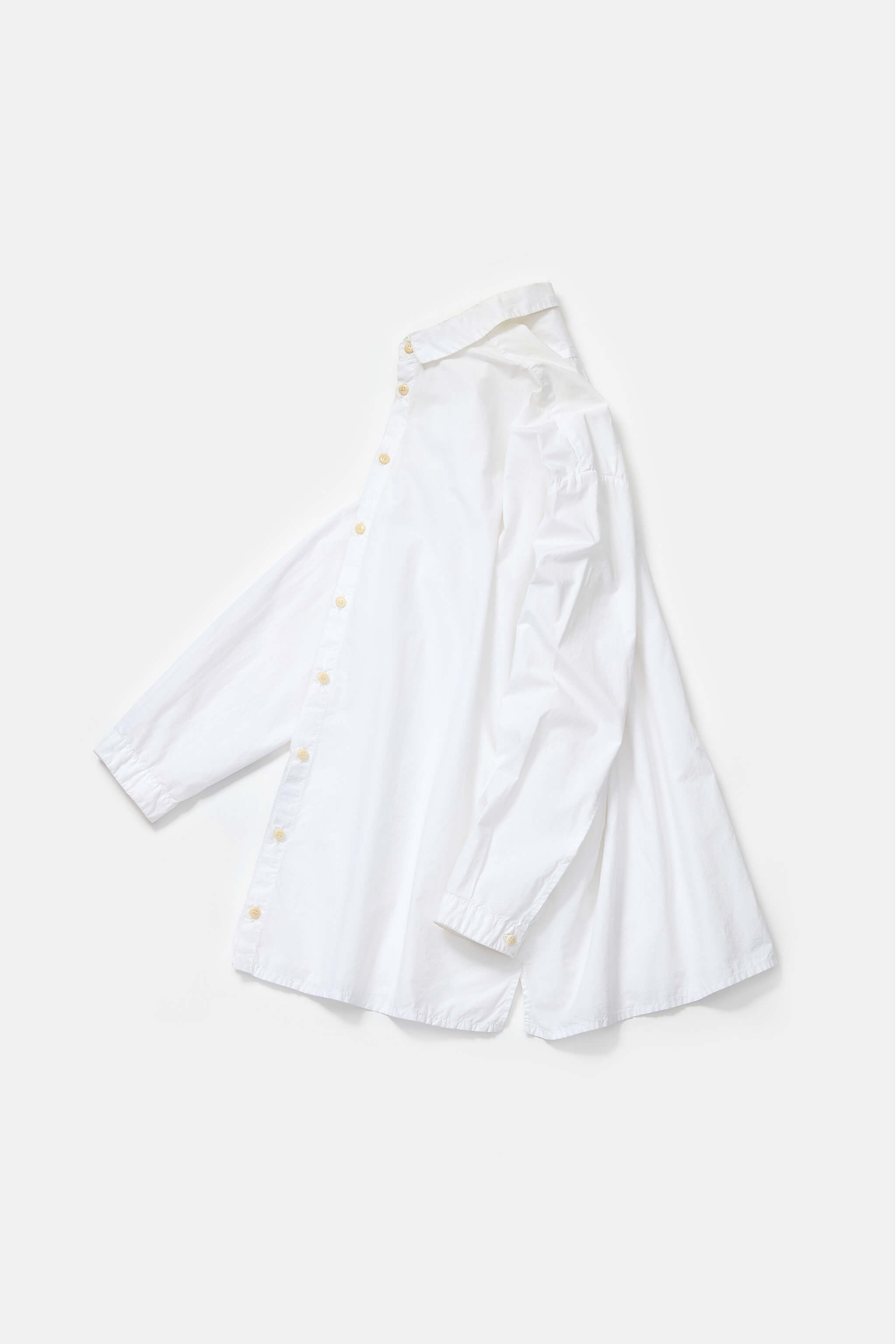 THE DRAUGHTSMAN SHIRT / POPLIN CHALK