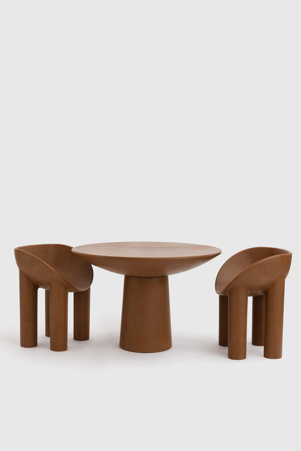 Roly-Poly Dining Table Small / Chestnut