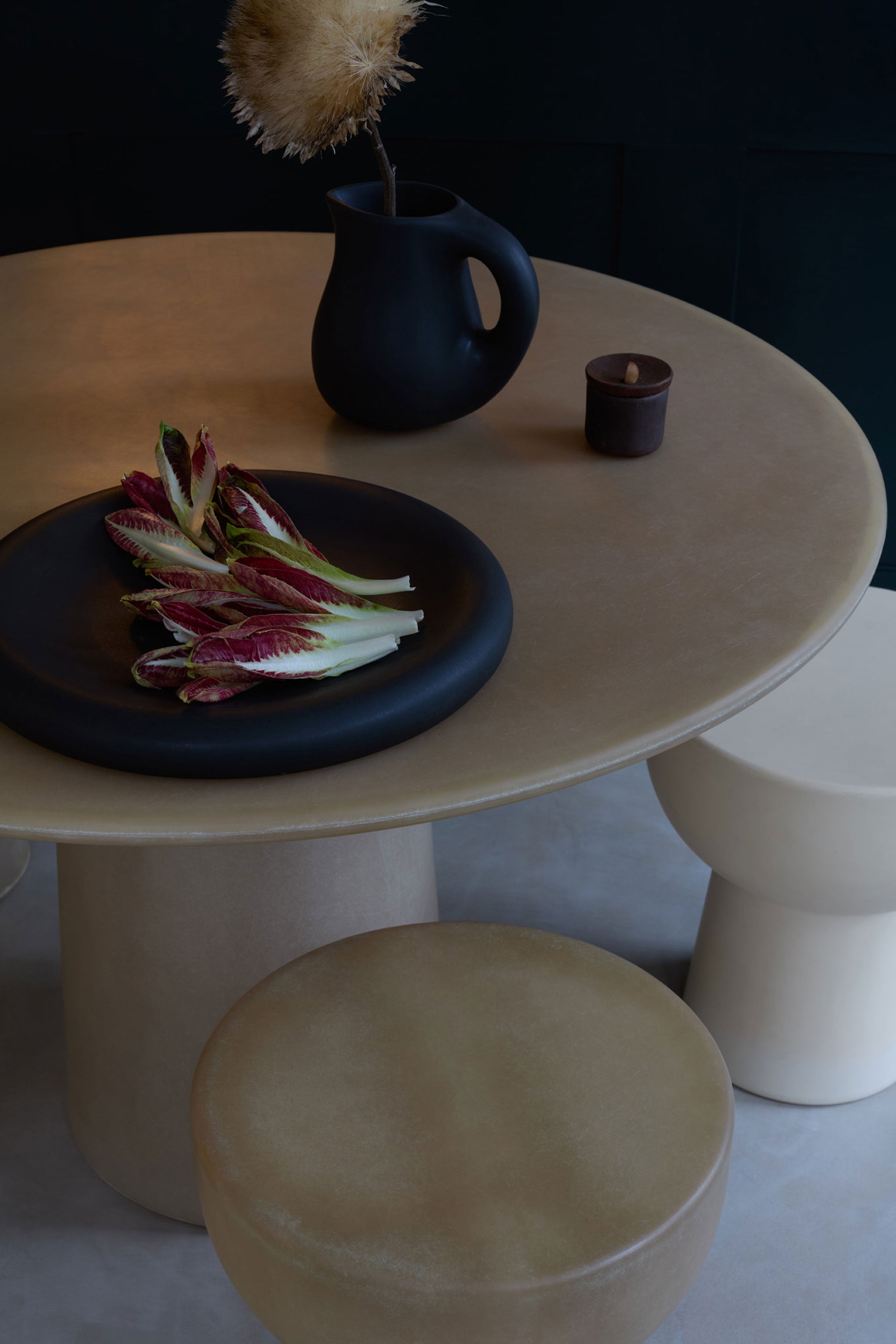 Roly-Poly Dining Table / Raw