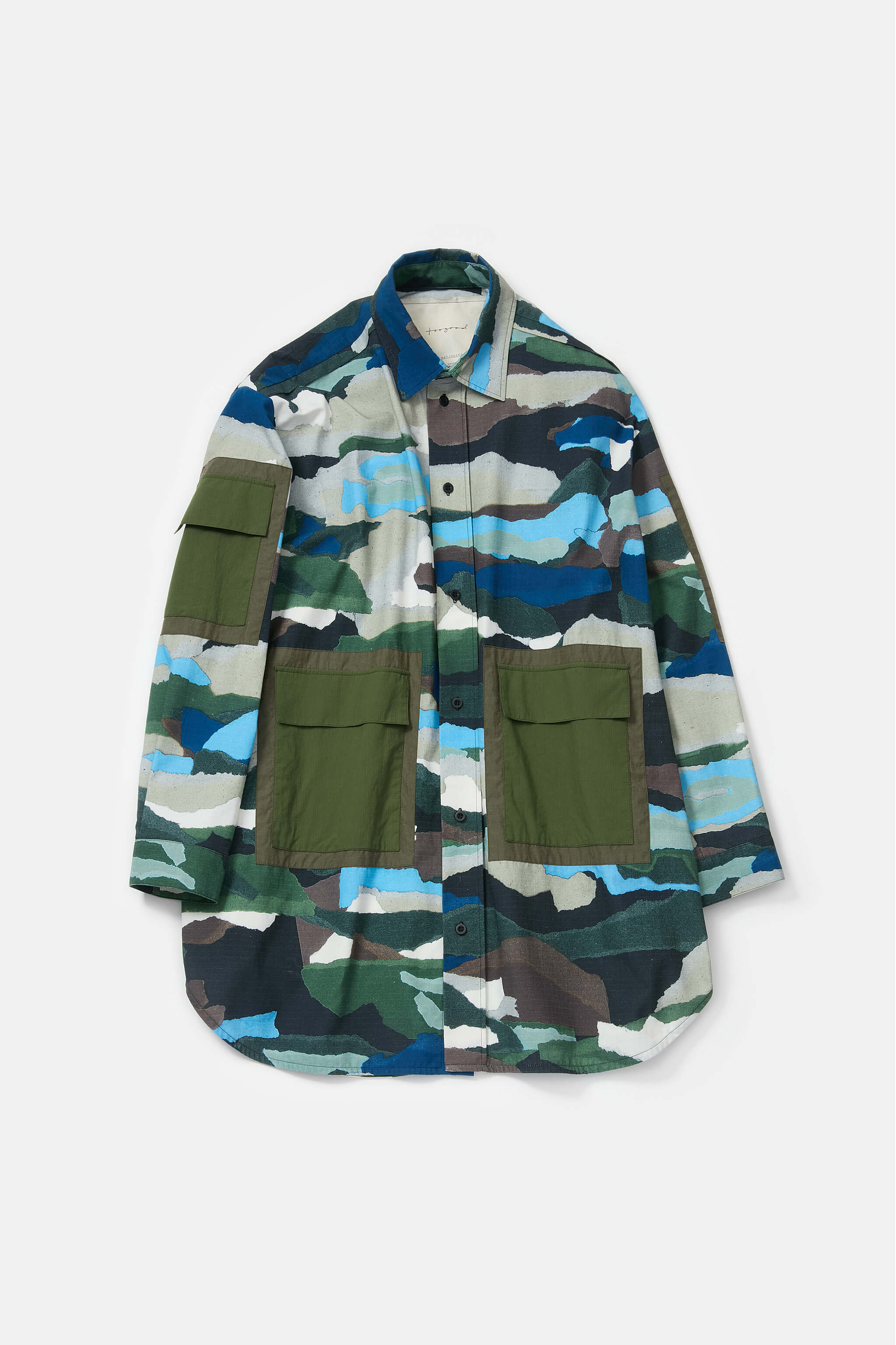 THE NAVIGATOR SHIRT / TORN PAPER CAMO