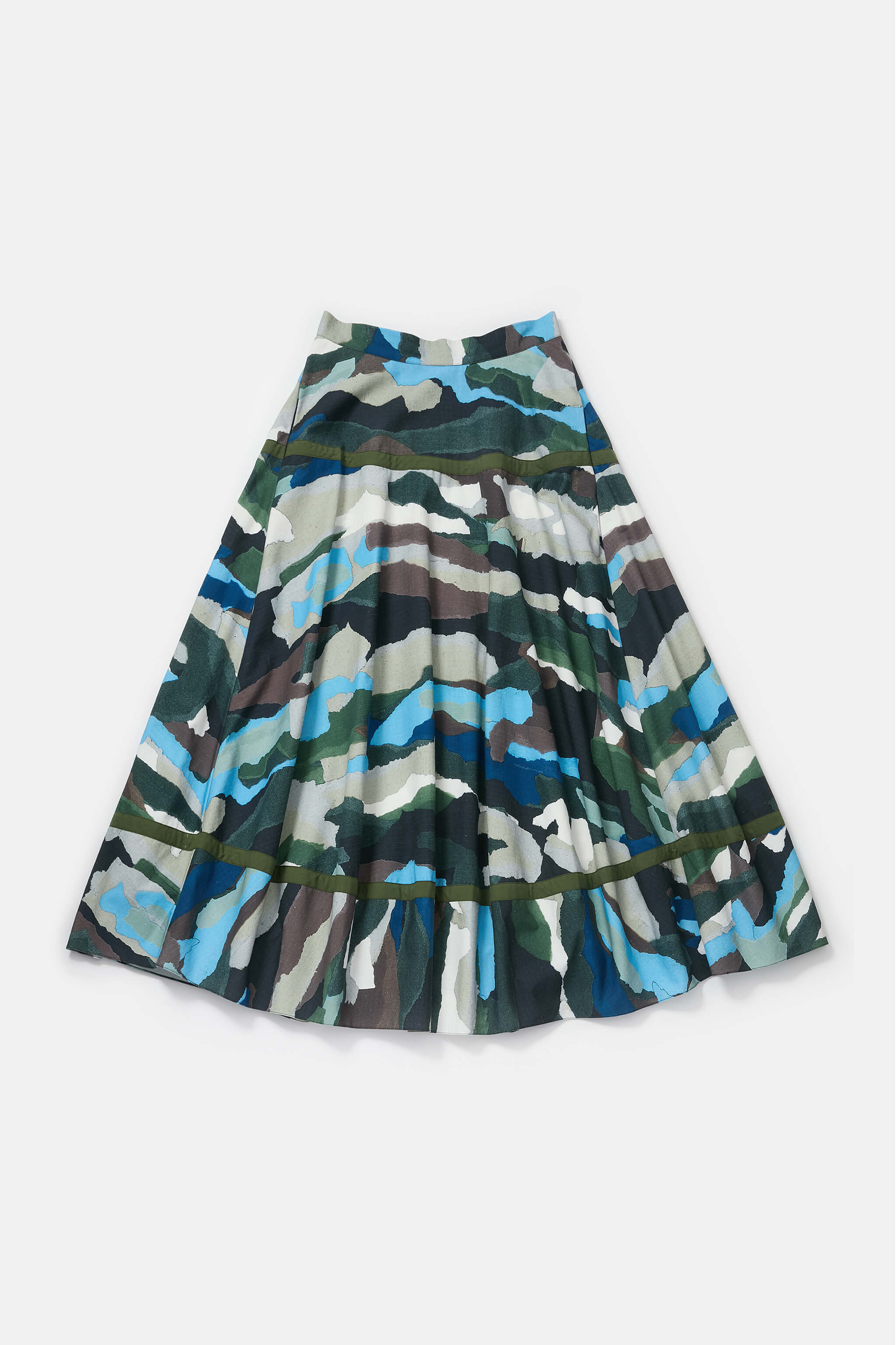 THE PARACHUTIST SKIRT / TORN PAPER CAMO