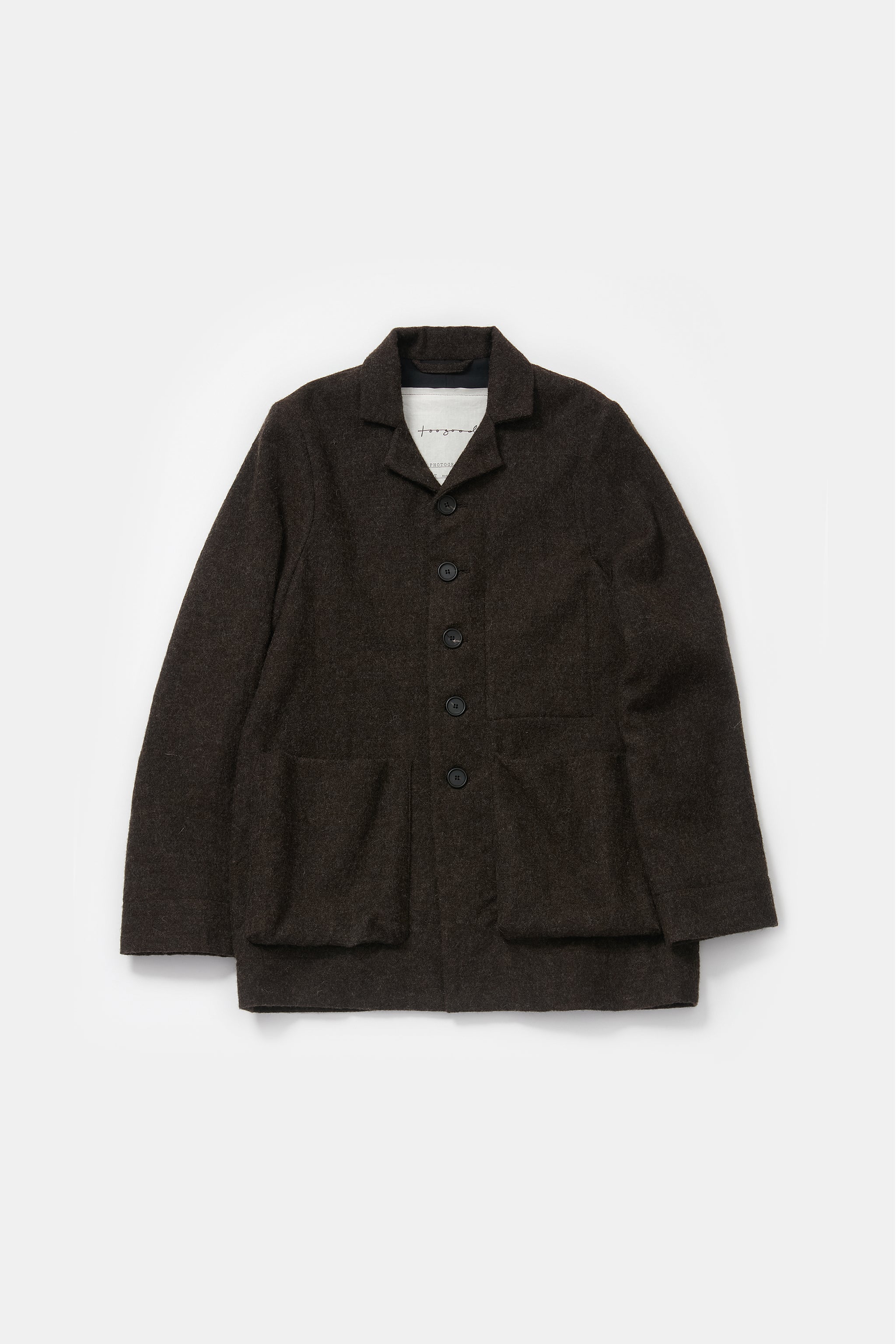 THE PHOTOGRAPHER JACKET / NATURAL WOOL WALNUT