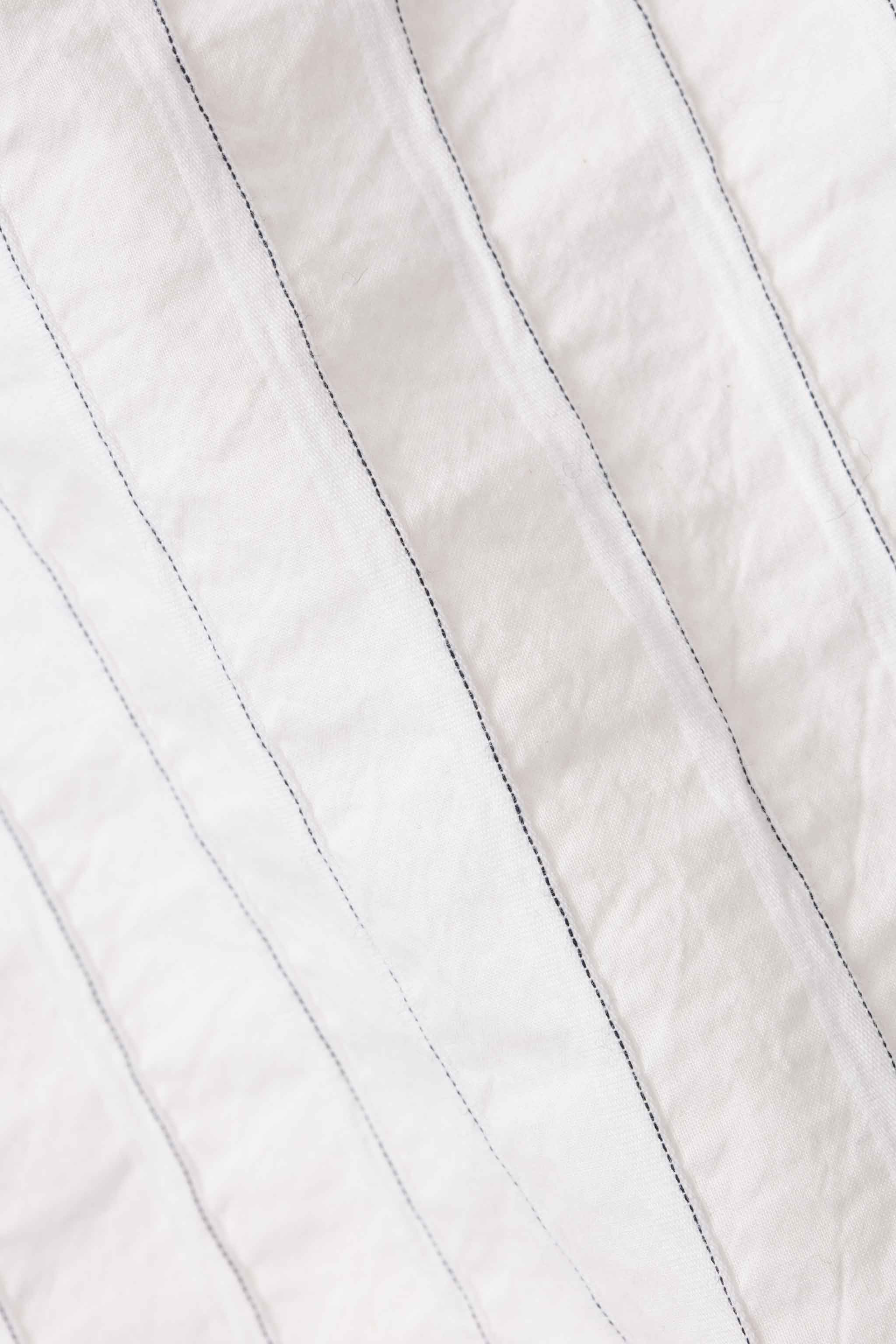 THE ARCHIVIST TOP / RAISED STRIPE CHALK